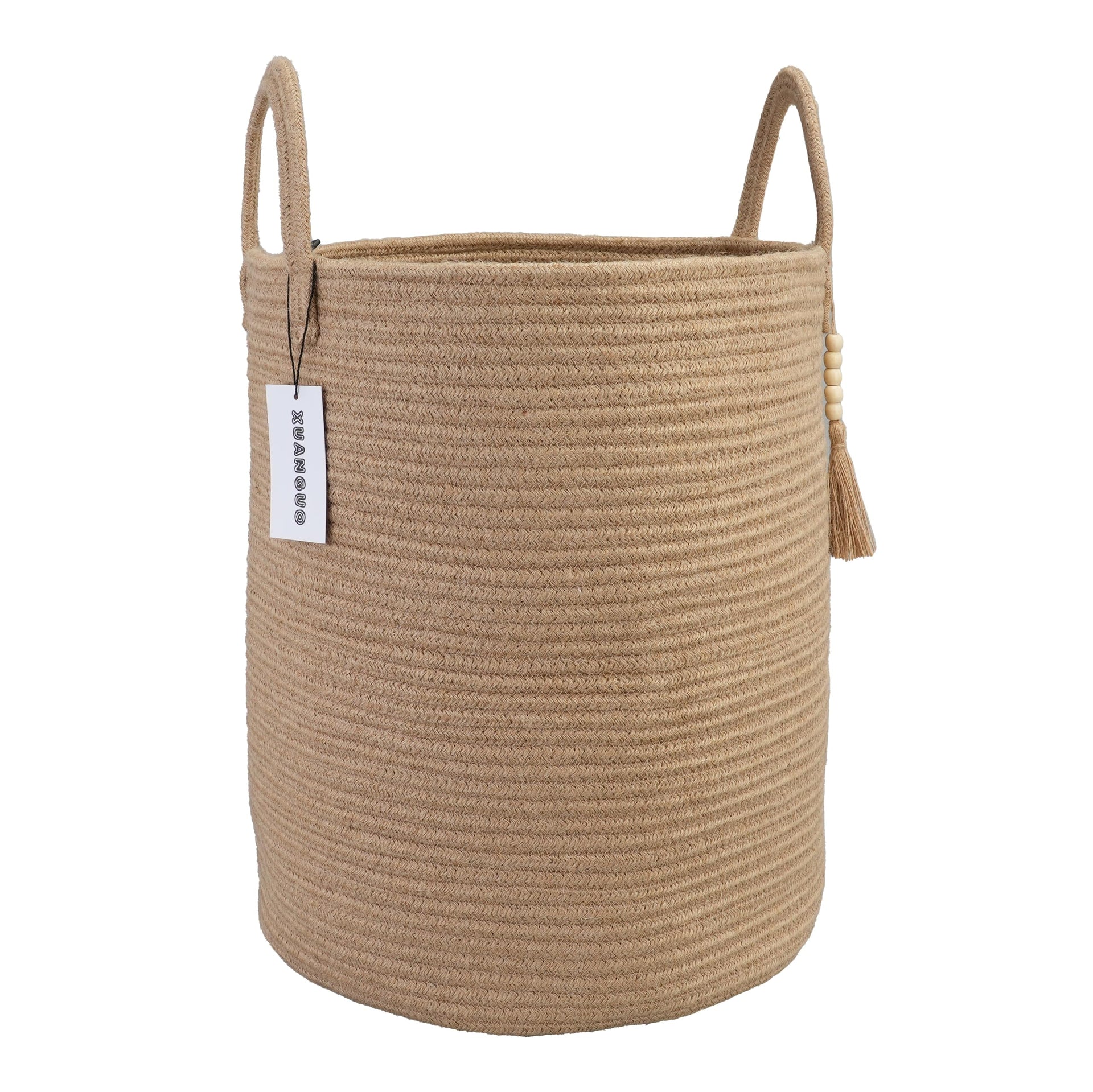 Rope Laundry Basket Laundry Hamper for Clothes Jute