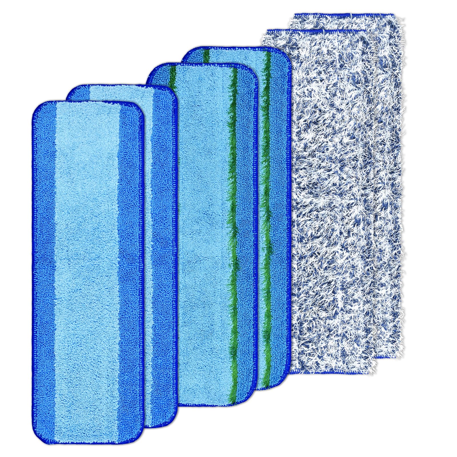6 Pack Microfiber Cleaning Replacement Pad for Bona Mop (6 Count)