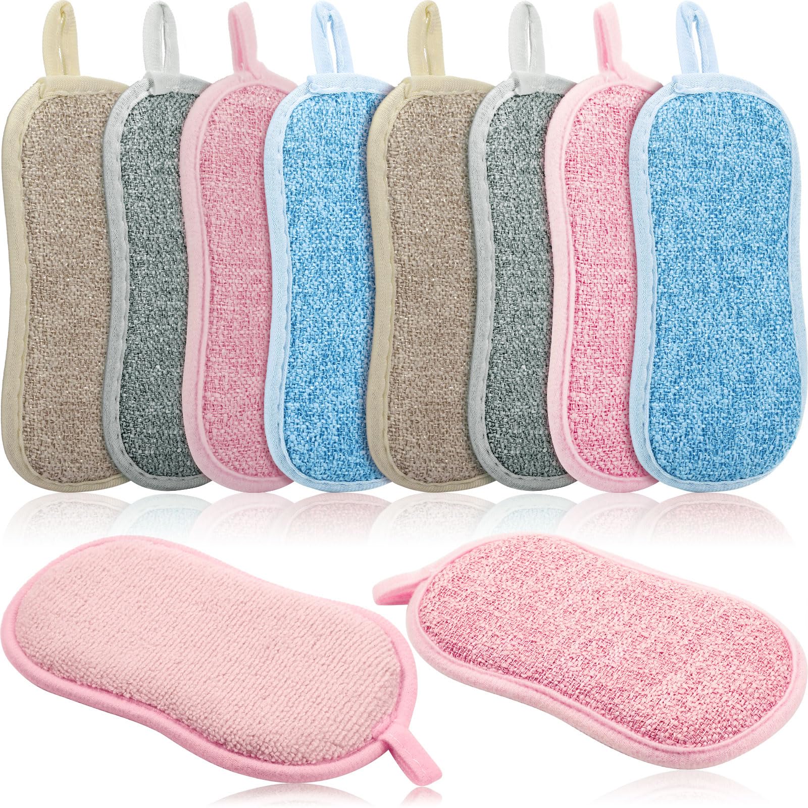 10 Pieces Multipurpose Kitchen Scrub Sponges