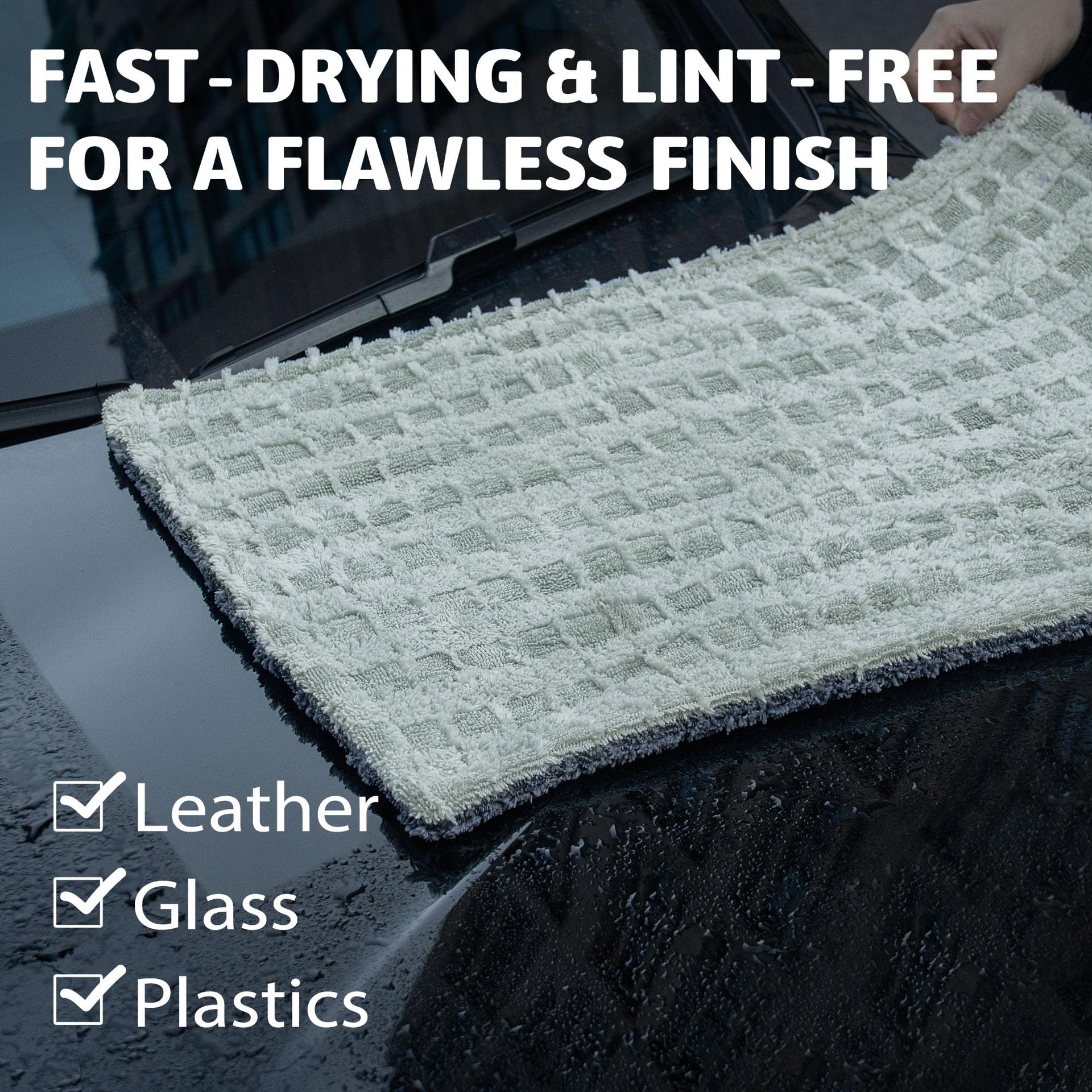 1000GSM Car Drying Towel 18"x24"