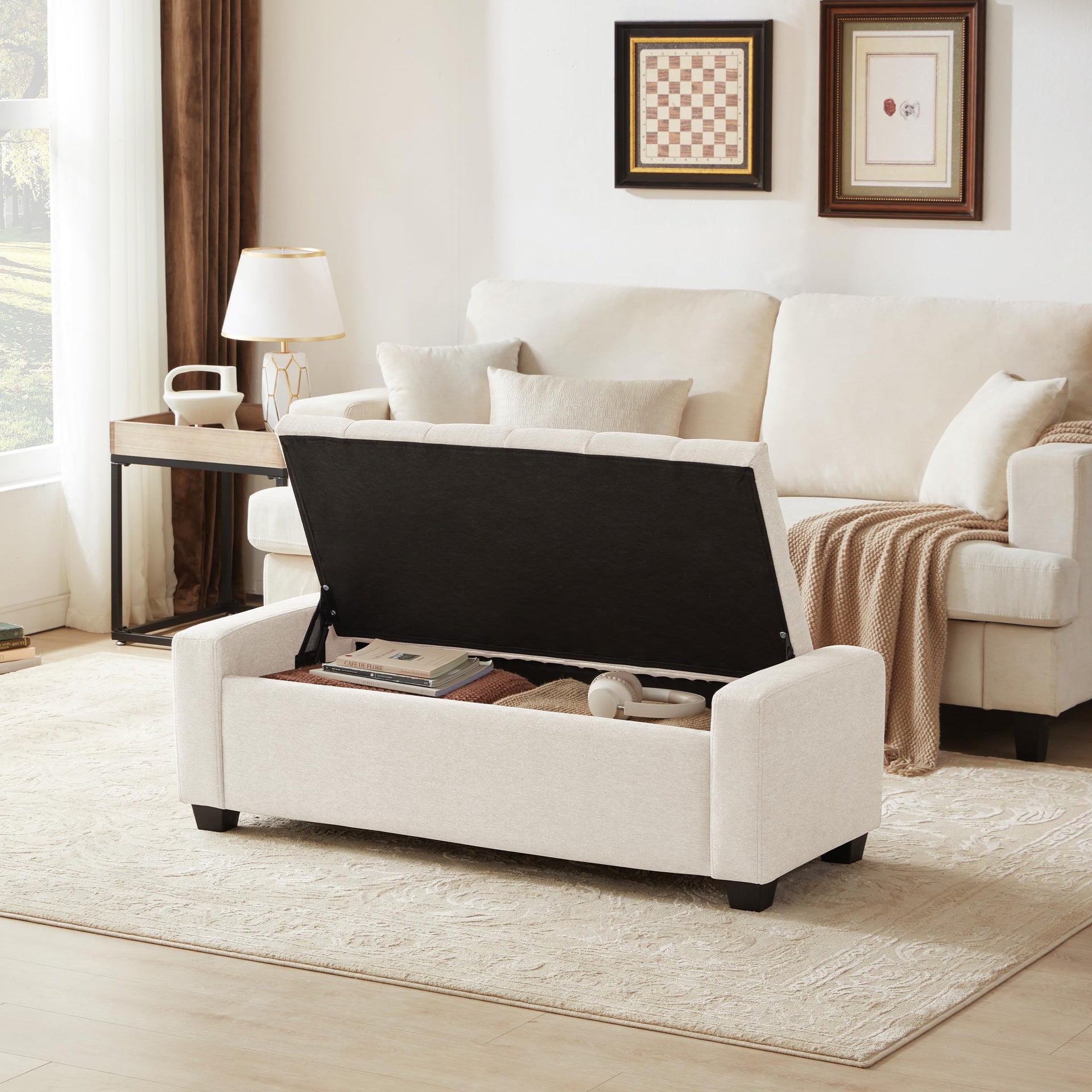 48" Ottoman with Storage