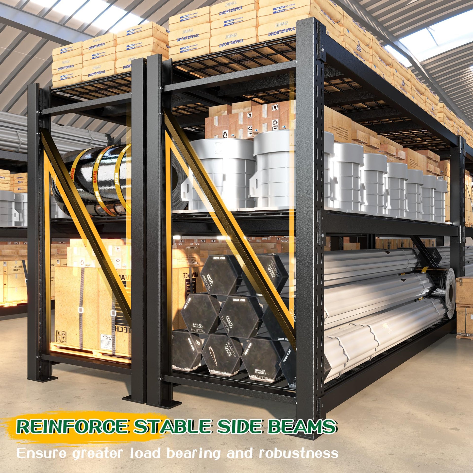 77" W Garage Shelving Heavy Duty (3 Count)