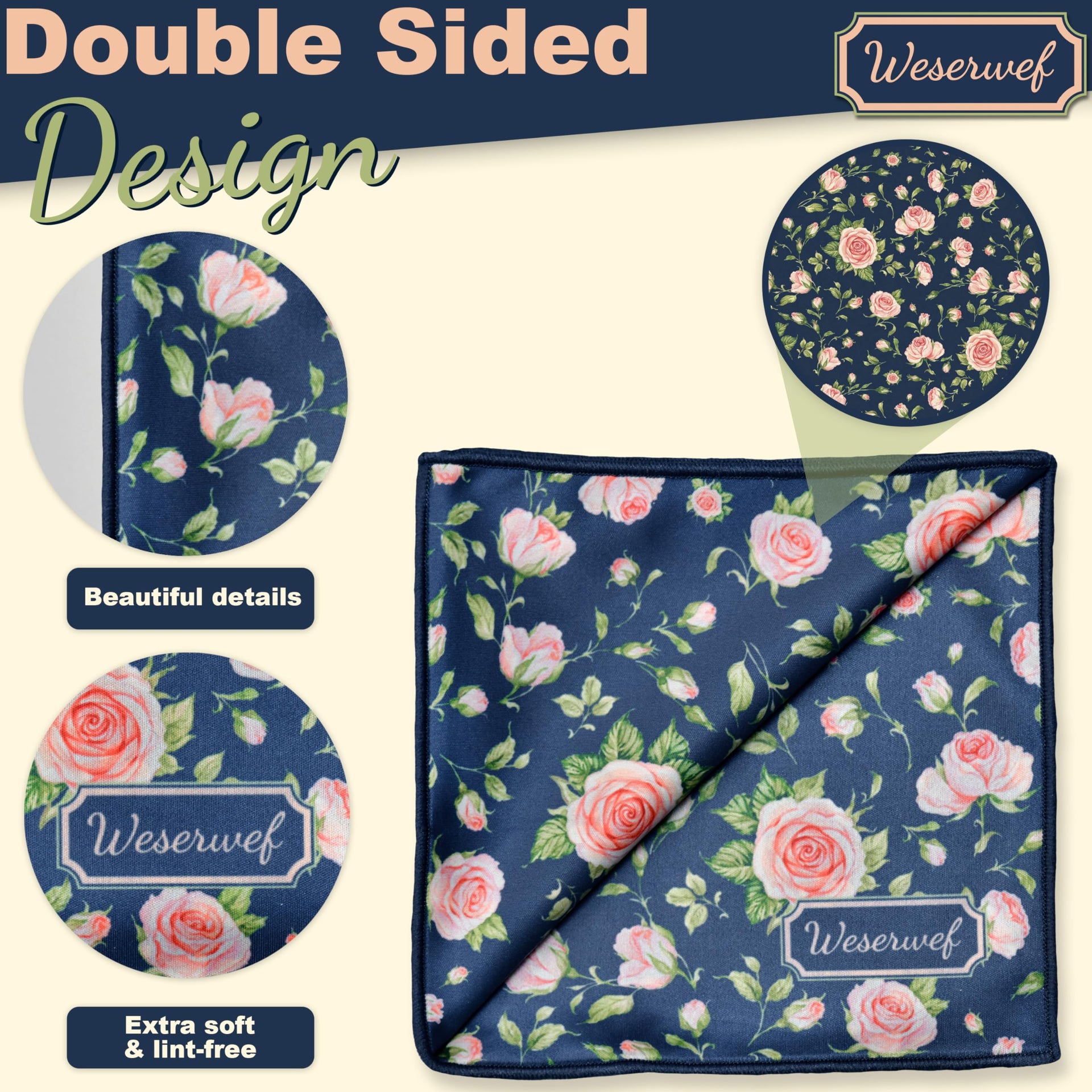 Design Microfiber Glasses Cleaning Cloth