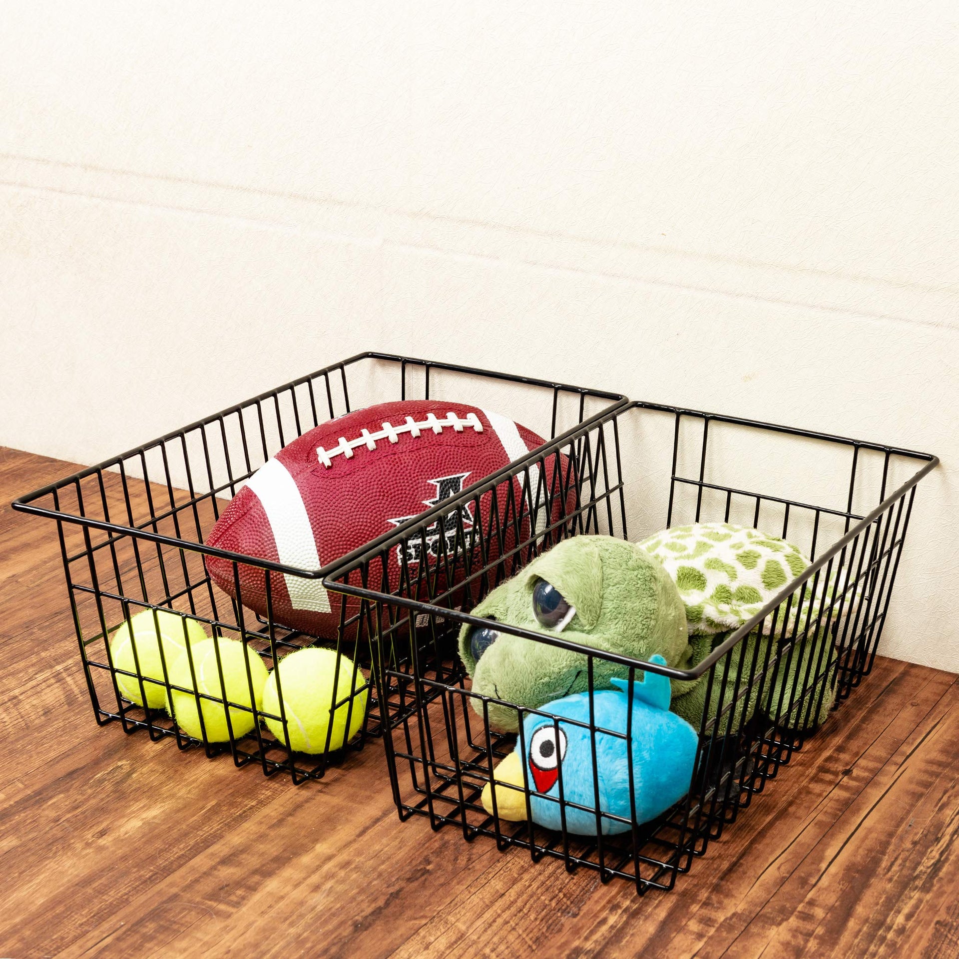 Freezer Baskets Wire Storage Baskets Closet Baskets Bin Farmhouse Organizer Storage Bins Large Organizer Bins for Home (3 Count)
