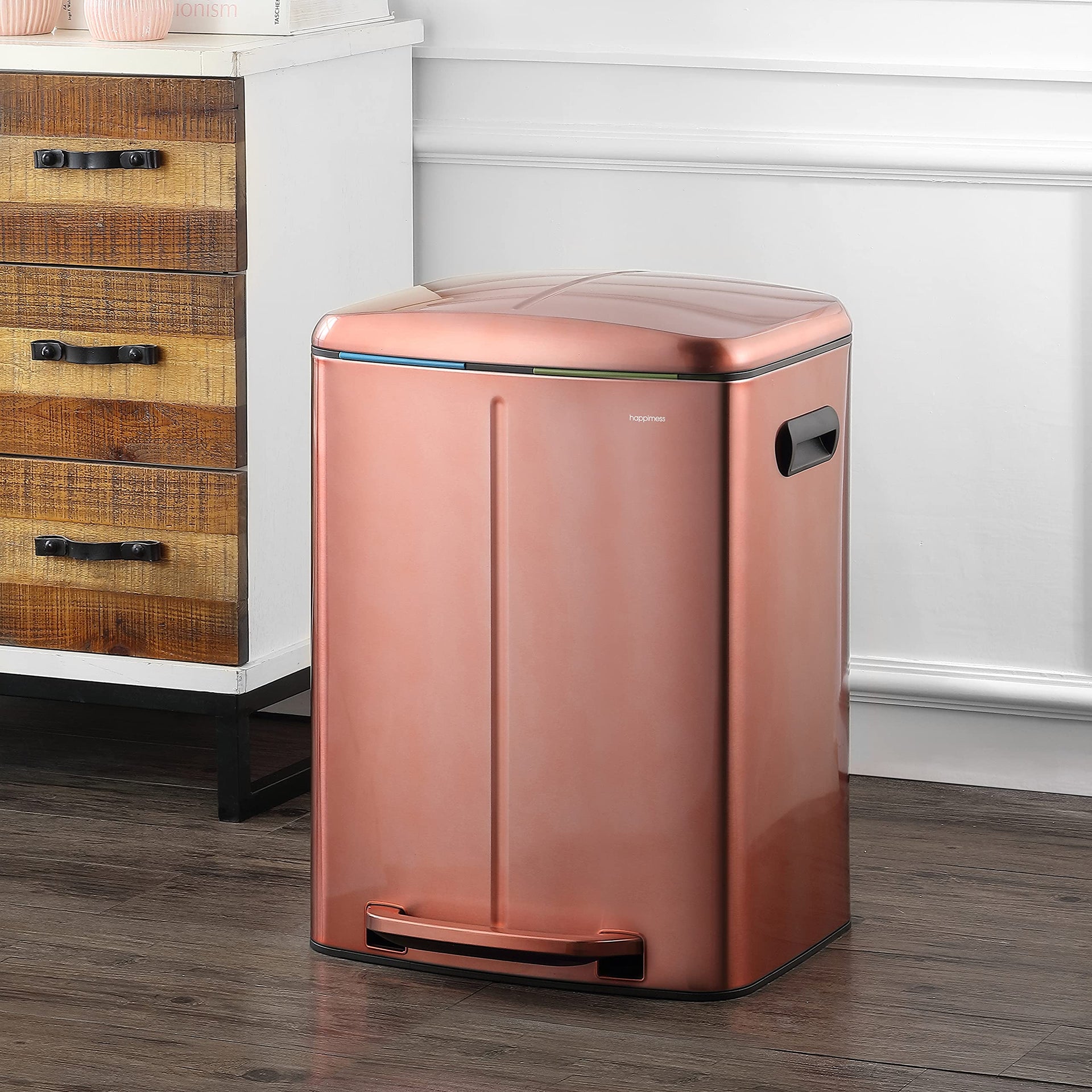 Marco 10.6 Gal Double Bucket Step Trash Can