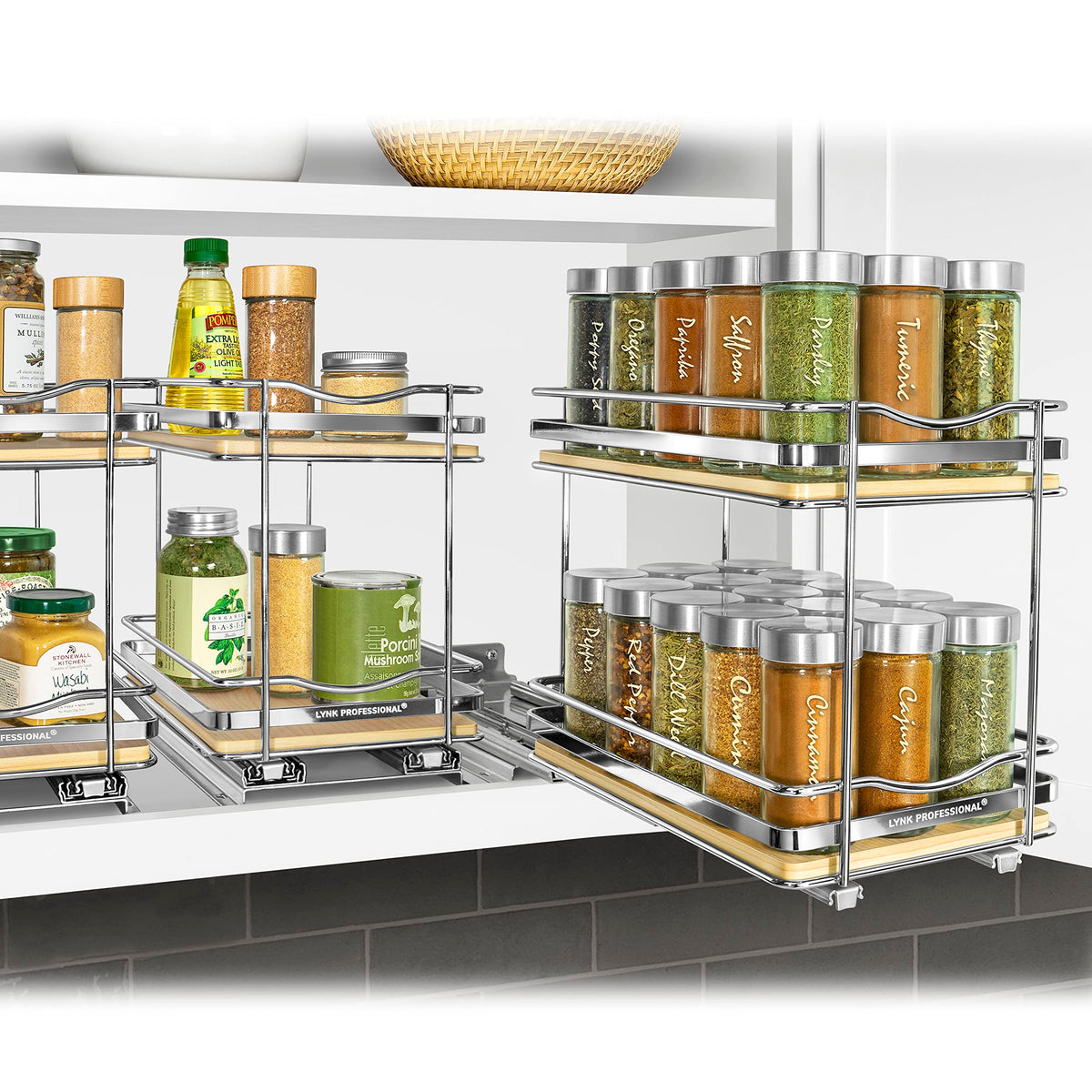 lite™ Pull Out Spice Organization for Cabinets