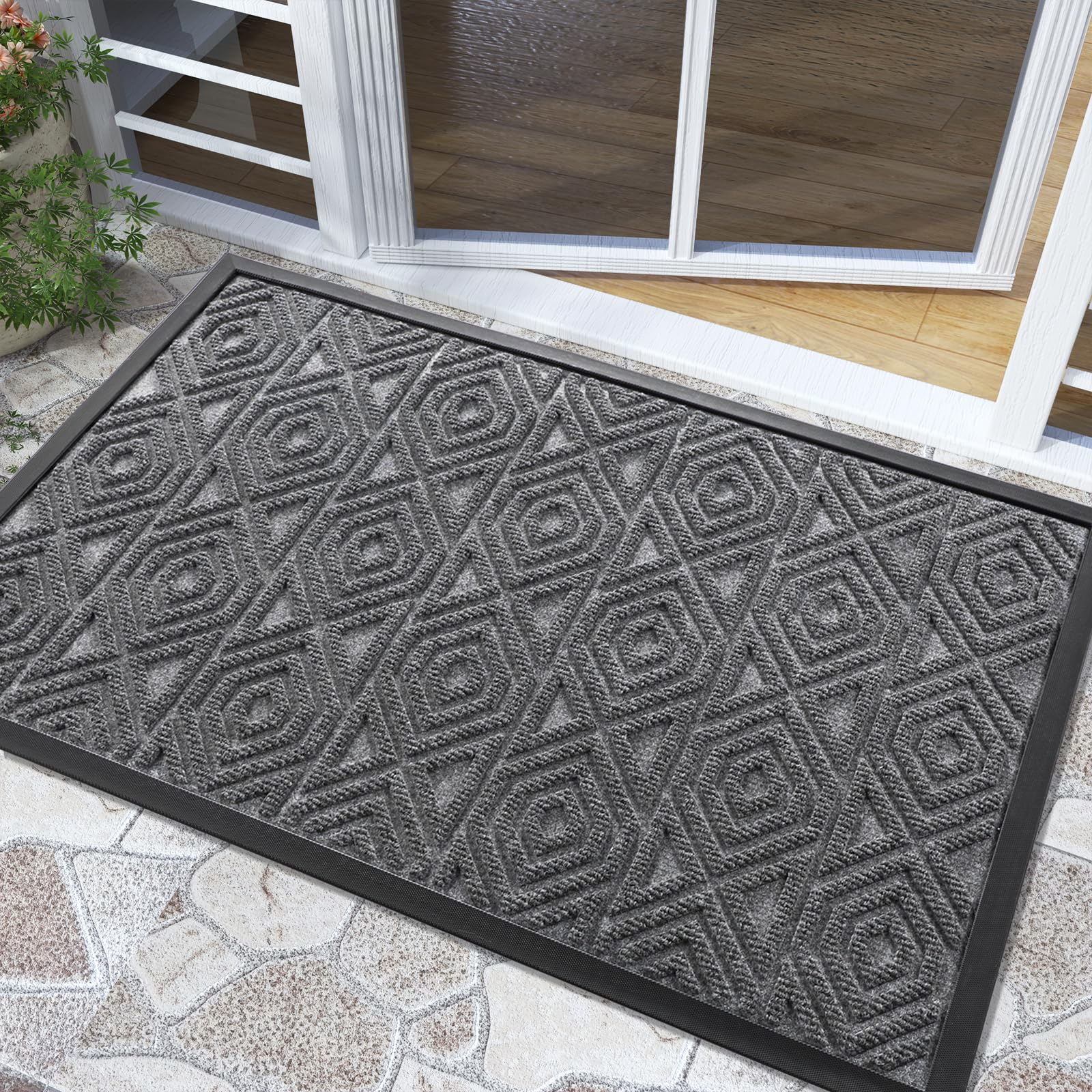 Door Mat Outdoor Indoor Entrance Welcome Mat