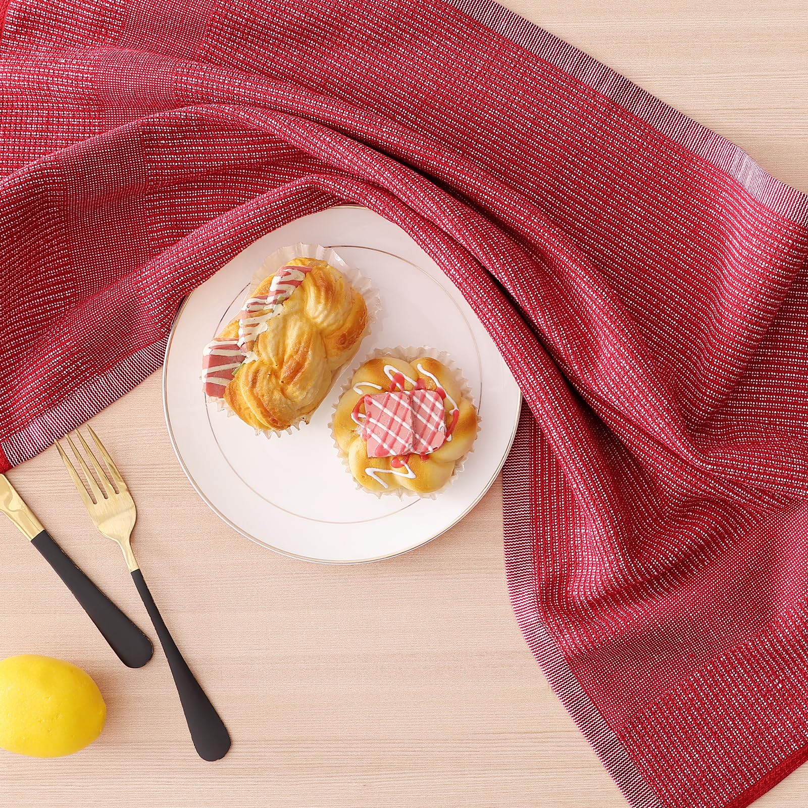 380 GSM Cotton Premium Kitchen Towels 6 Pack (6 Count)