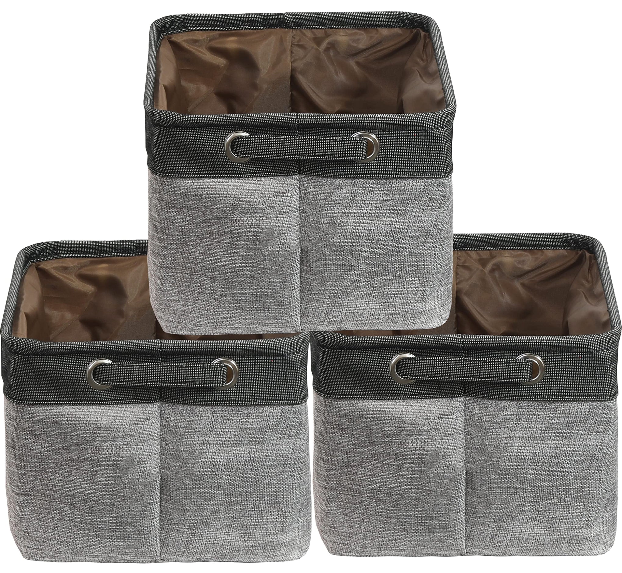 14.4" x 10" Slim Large Fabric Storage Bin (3 Count)