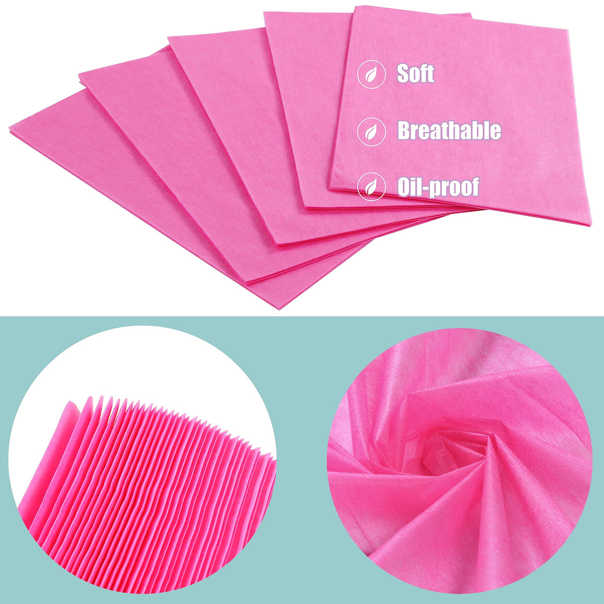 Disposable Bed Sheets for Massage Table 100 Pcs 31" x 71" Waterproof Massage Table Sheets Soft Non Woven Fabric SPA Massage Table Bed Cover Breathable for Beauty Tattoos Waxing Travel (100 Count)