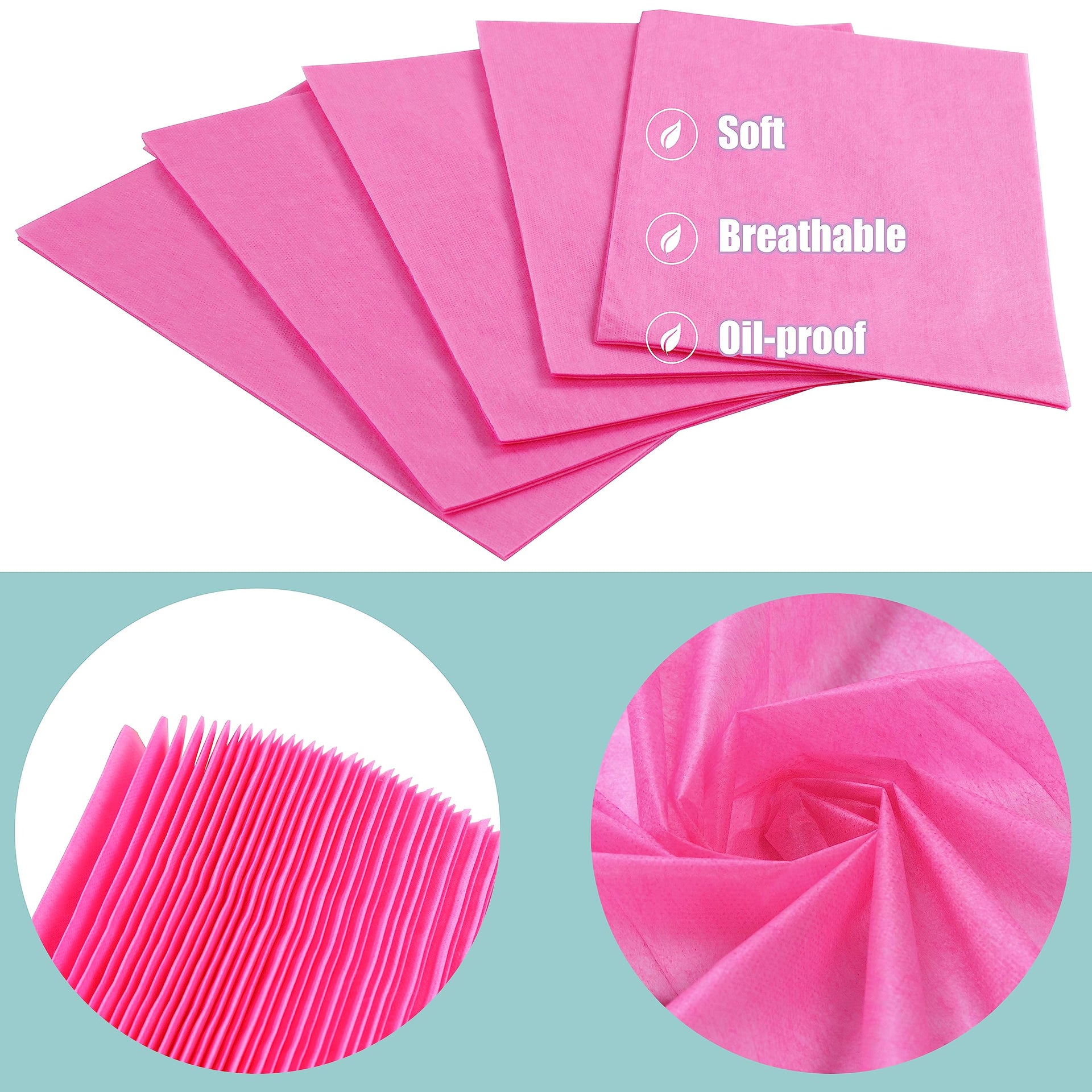Disposable Bed Sheets for Massage Table 200 Pcs 31" x 71" Waterproof Massage Table Sheets Soft Non Woven Fabric SPA Massage Table Bed Cover Breathable for Beauty Tattoos Waxing Travel (200 Count)