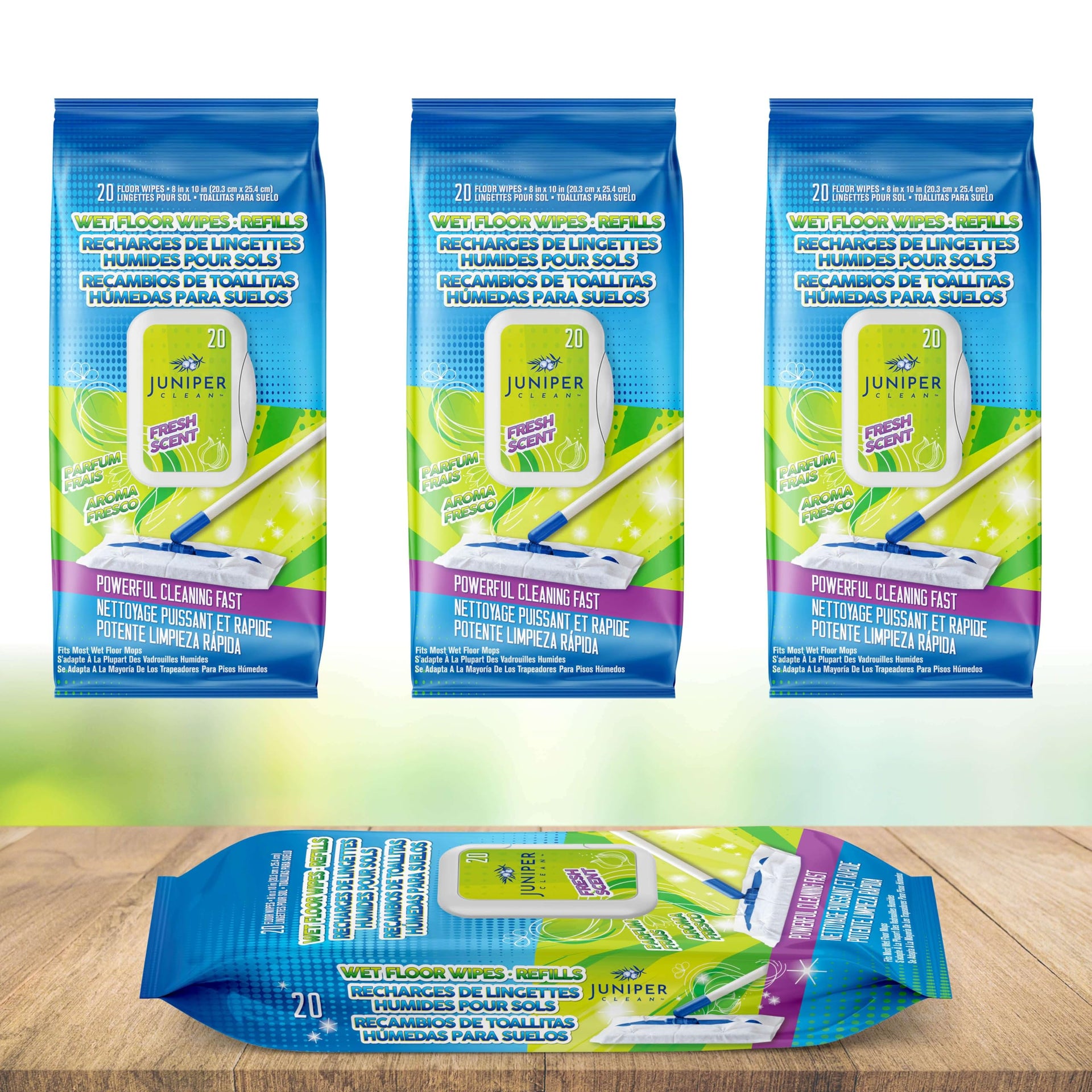 Wet Floor Wipes (60 Count)