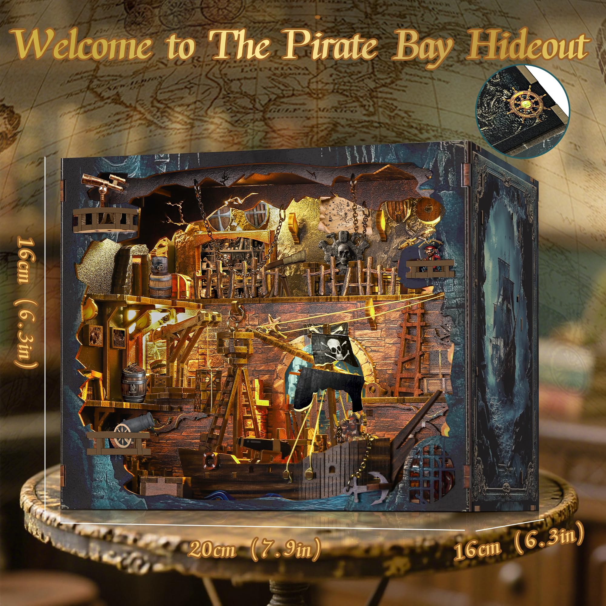 Pirate Book Nook Kit (400 Count)