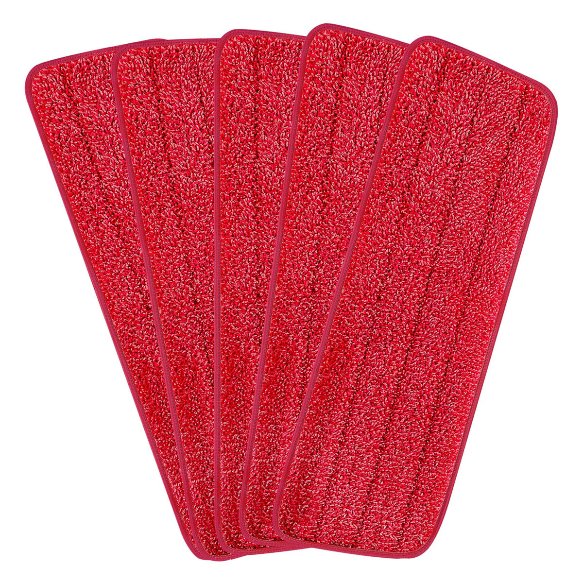 16.5 inch Reusable Mop Pads Microfiber Spray Mop Replacement Heads for Wet (5 Count)