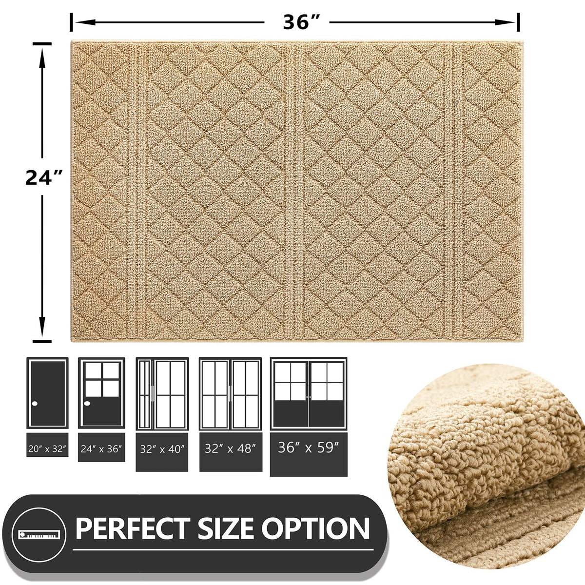 Front Door Mat 24" x 36"