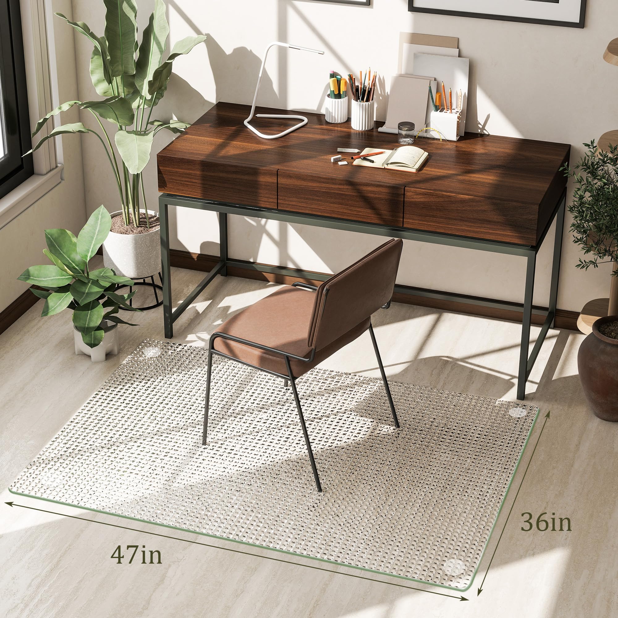 36"X47" Tempered Glass
