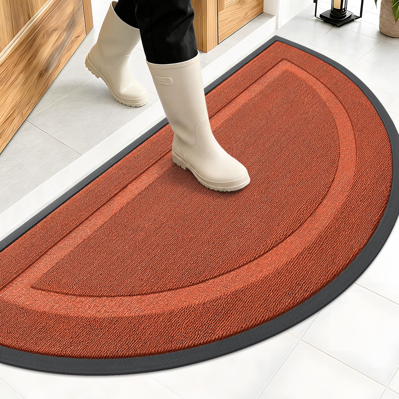 Half Circle Front Door Mat Outside 47x23 All