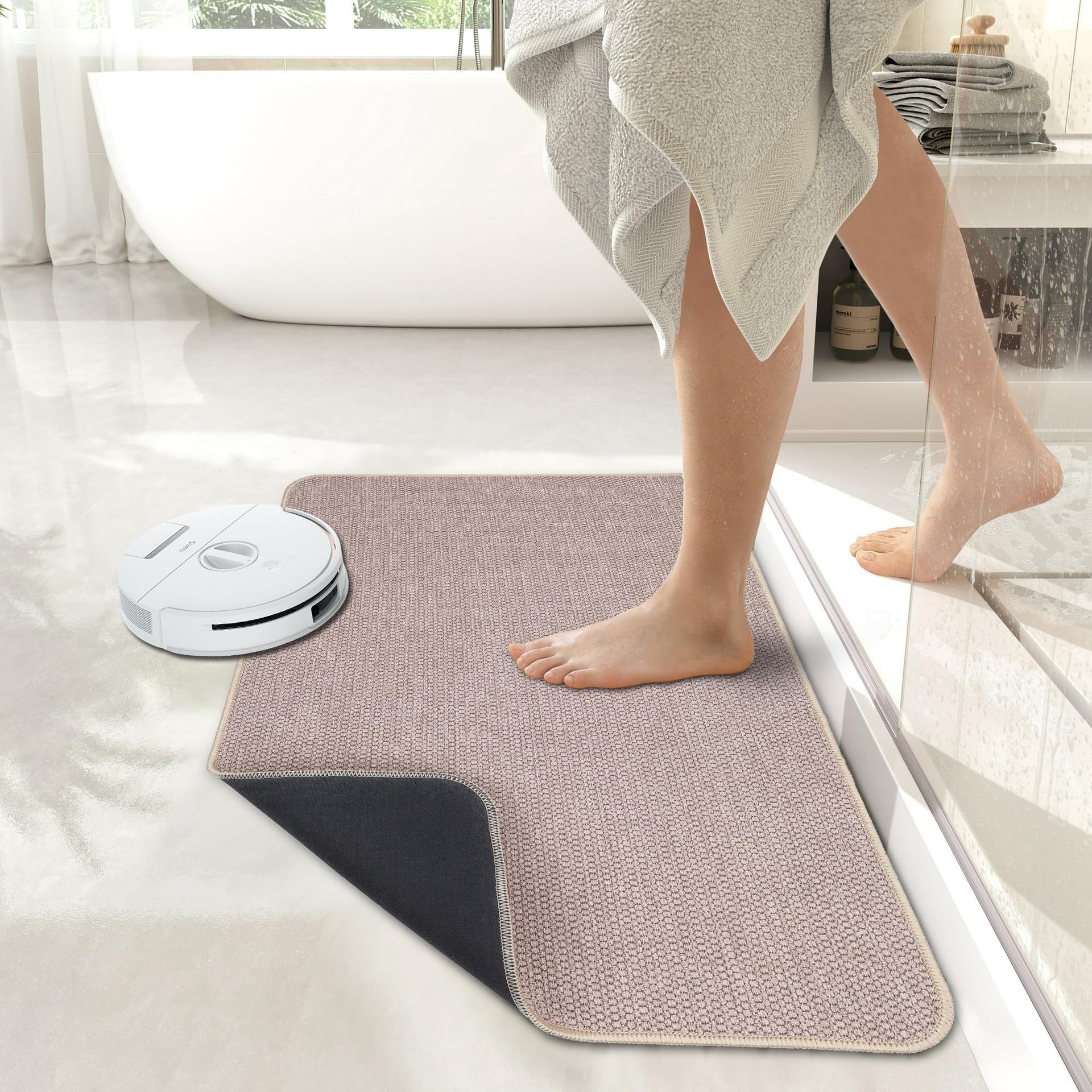 Bath Mat Ultra Thin Bathroom Rugs