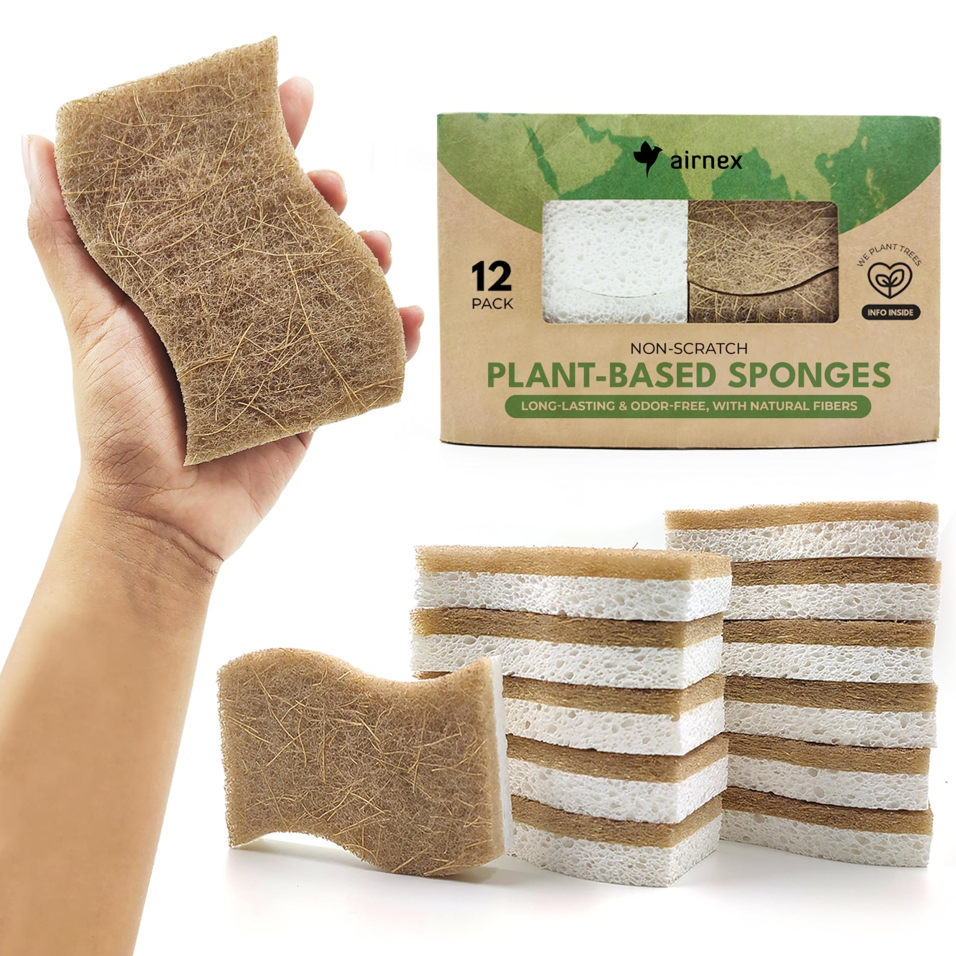 Natural Kitchen Sponges