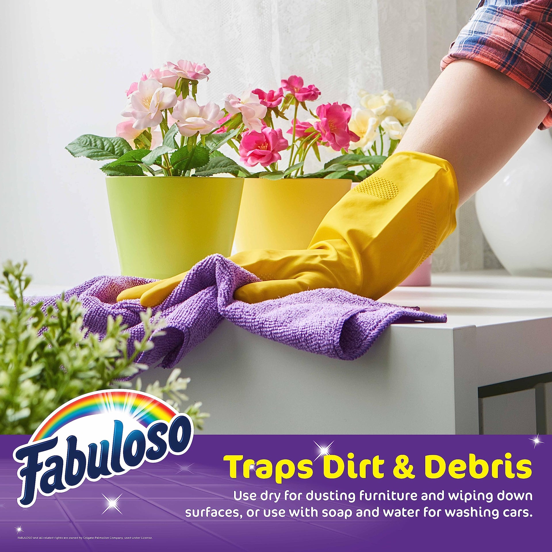 Microfiber Cleaning Cloths for Home & Car (8 Count)