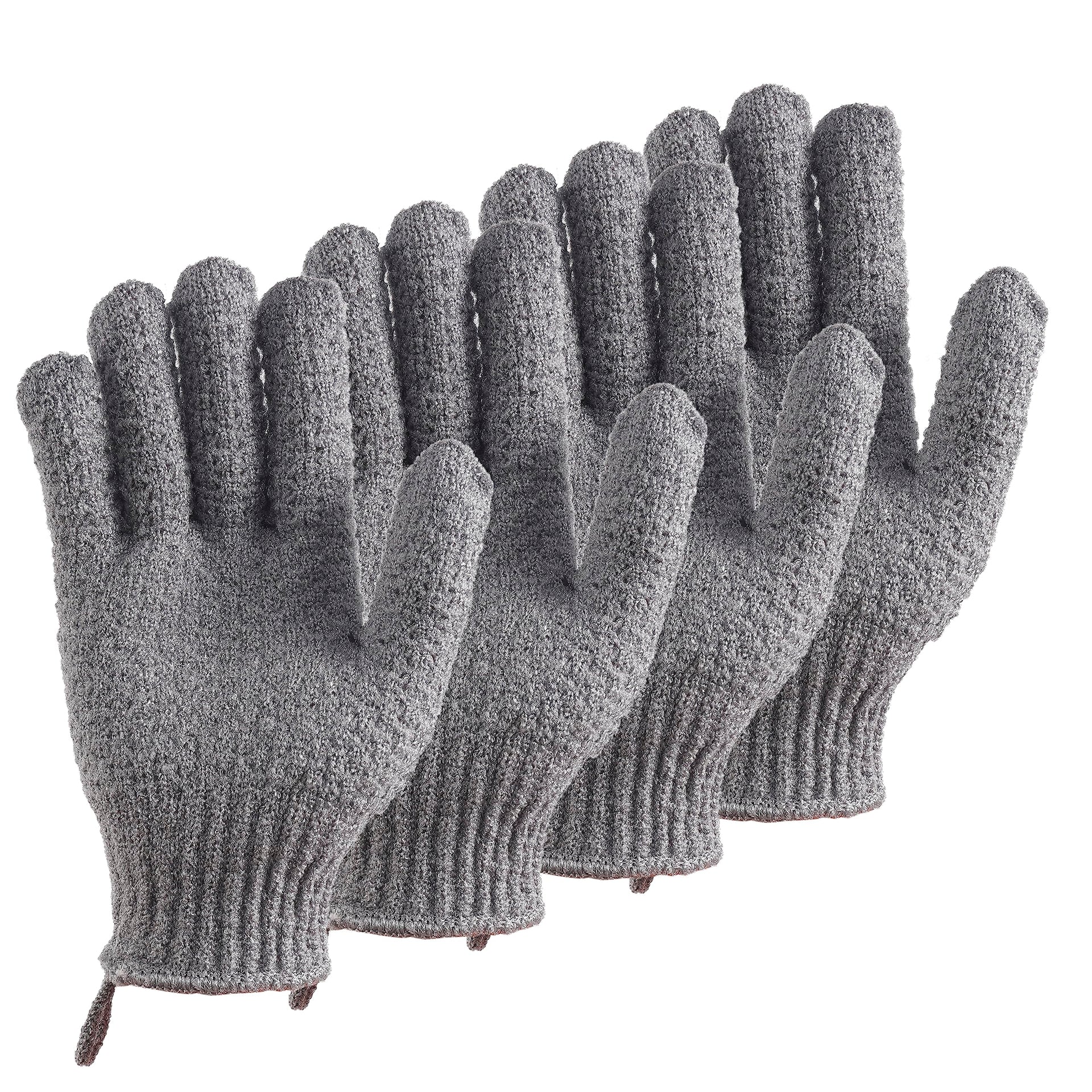 Bath Exfoliating Gloves (4 Count)