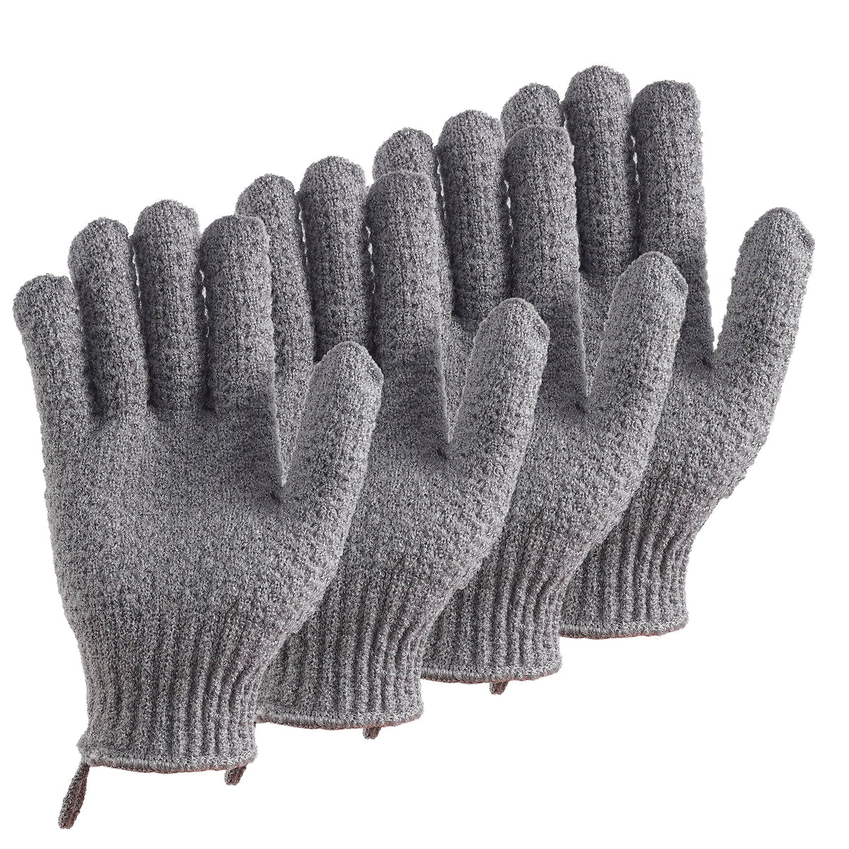 Bath Exfoliating Gloves (4 Count)