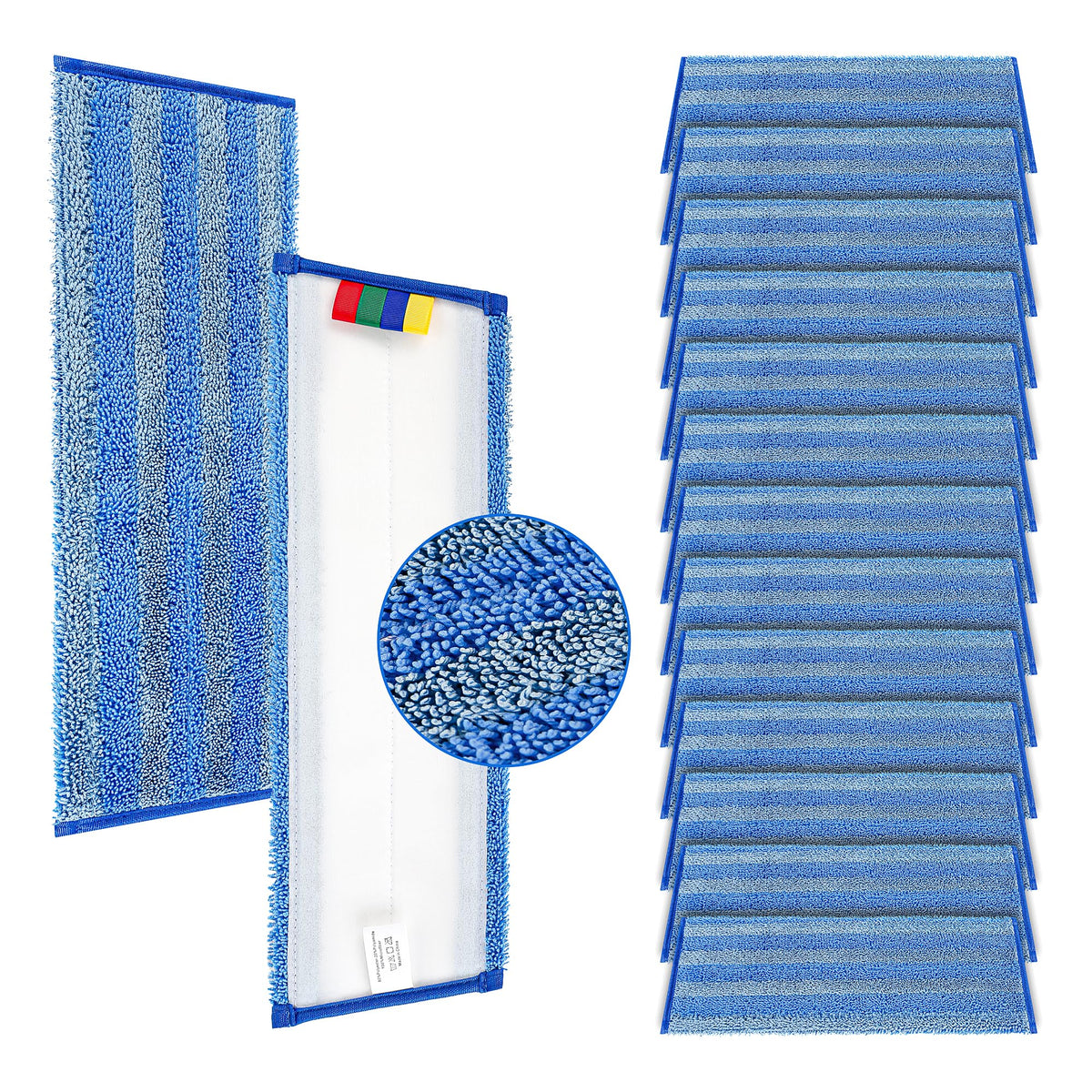 15 Pack Replacement Microfiber Mop Pad (12 Count) - ModHome Supplies
