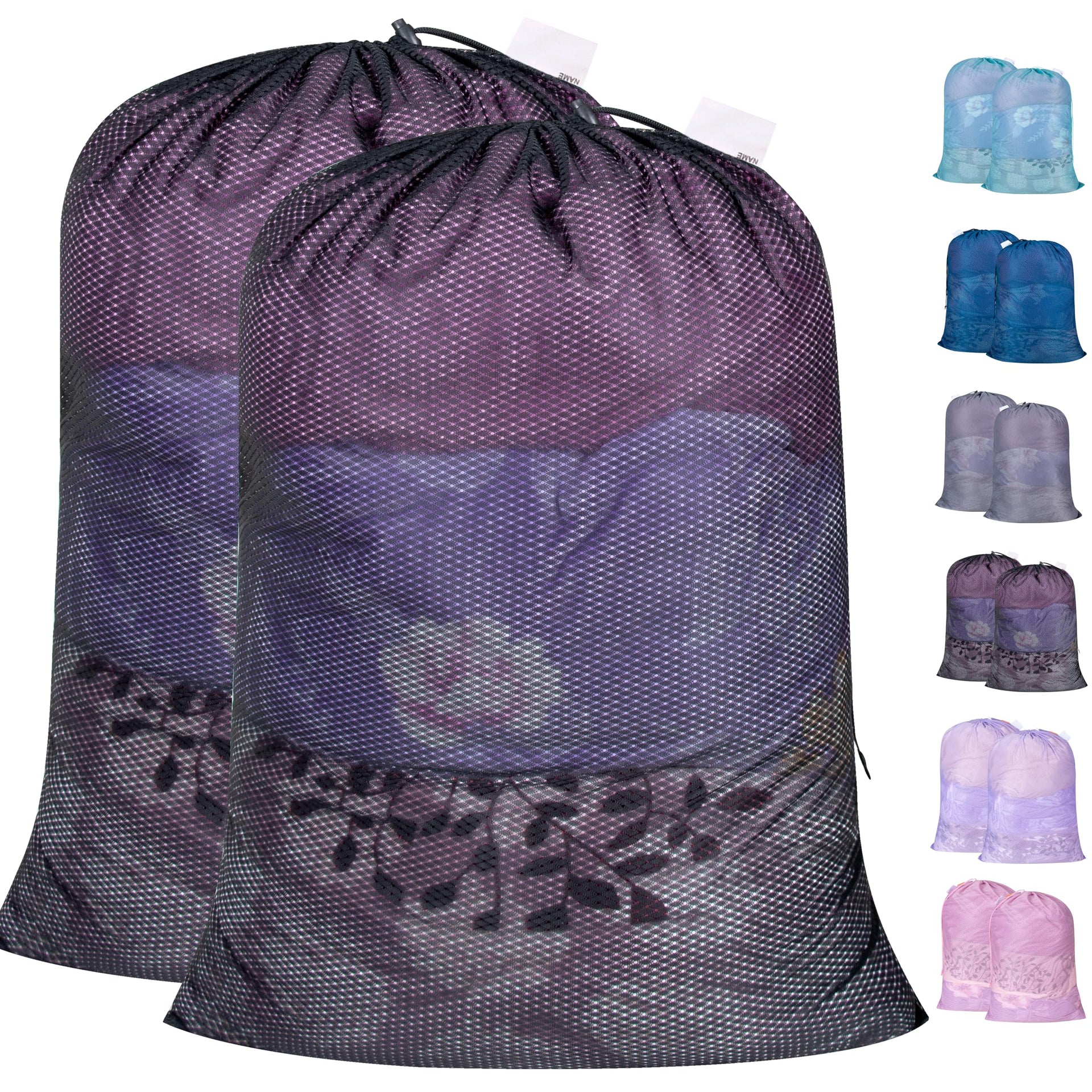 2 Pack Heavy Duty Diamond Mesh Laundry Bag (2 Count)