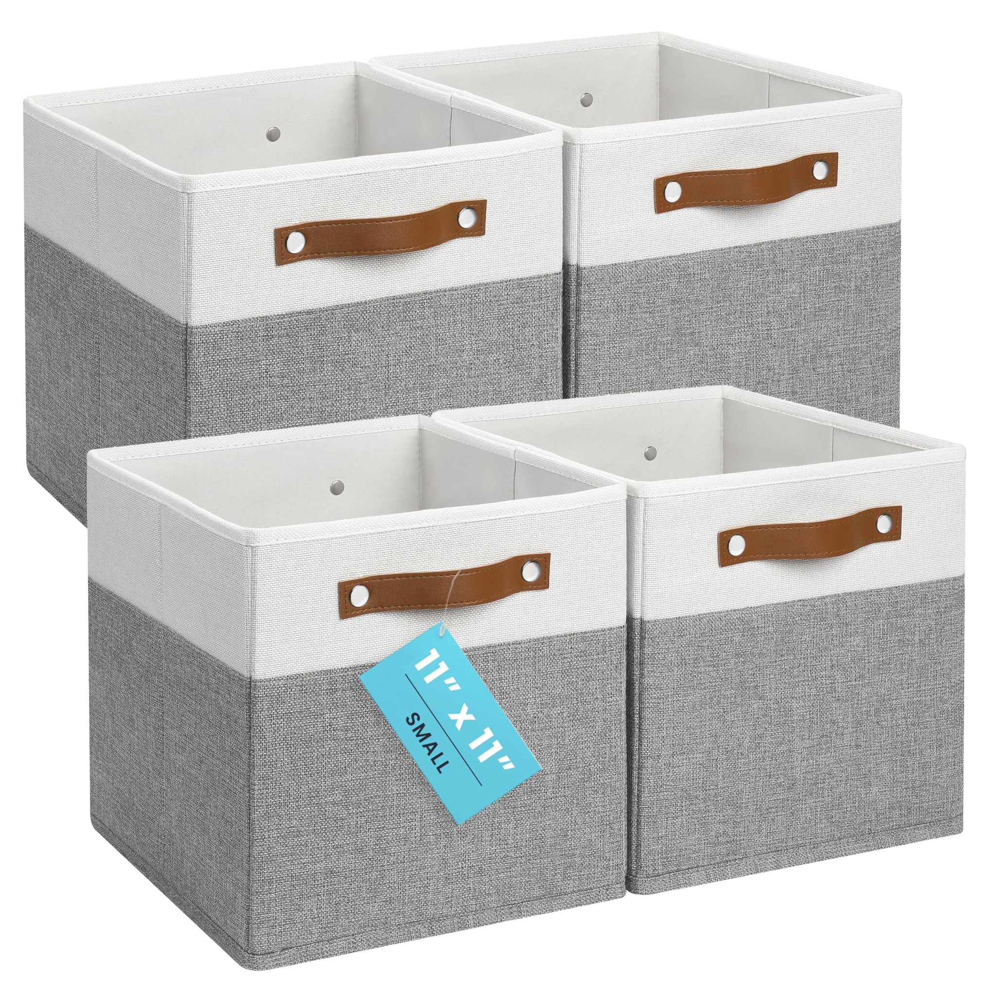 11x11 Cube Storage Bins (4 Count)