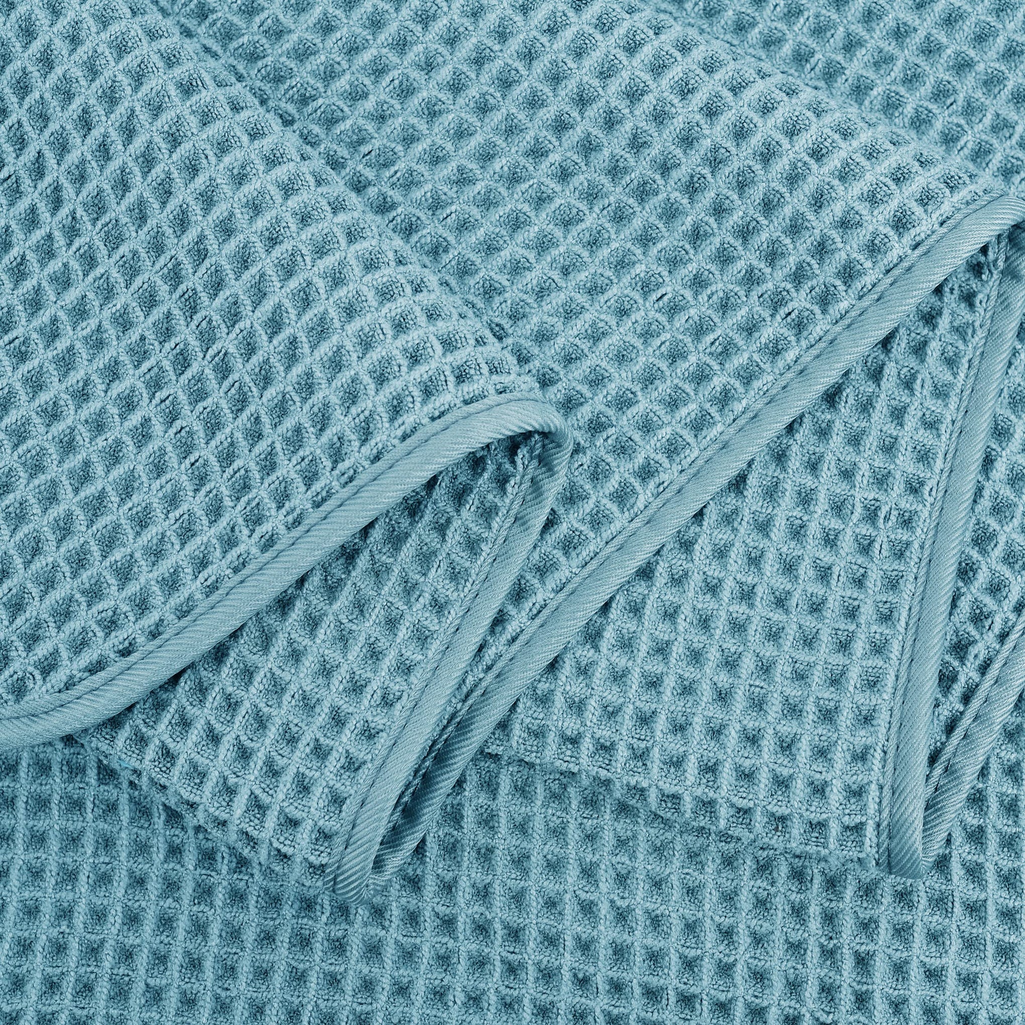 430 GSM Poly Blend Microfiber Quick Dry Waffle Bath Towel (4 Count)