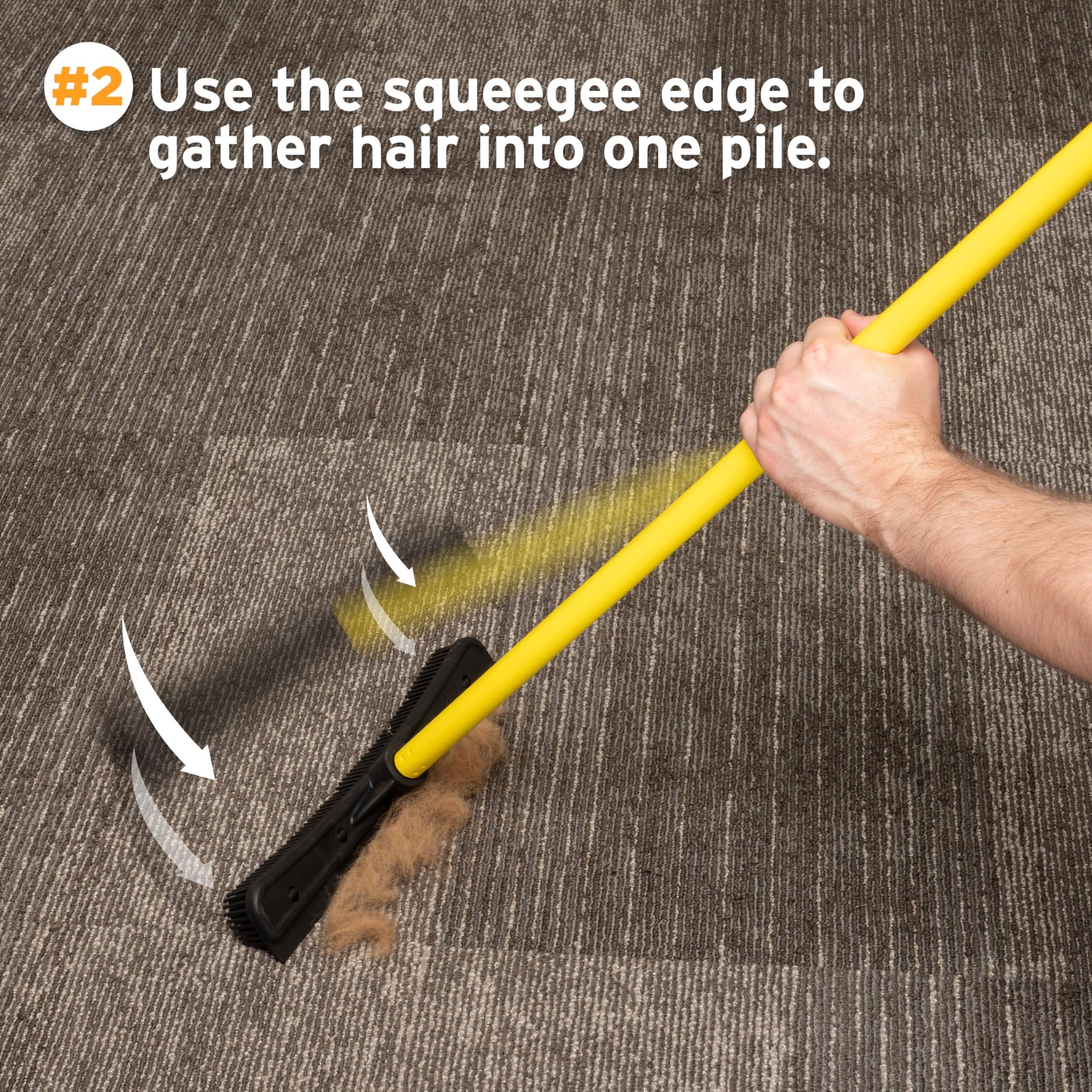 Pet Hair Removal Rubber Broom & Lint Brush