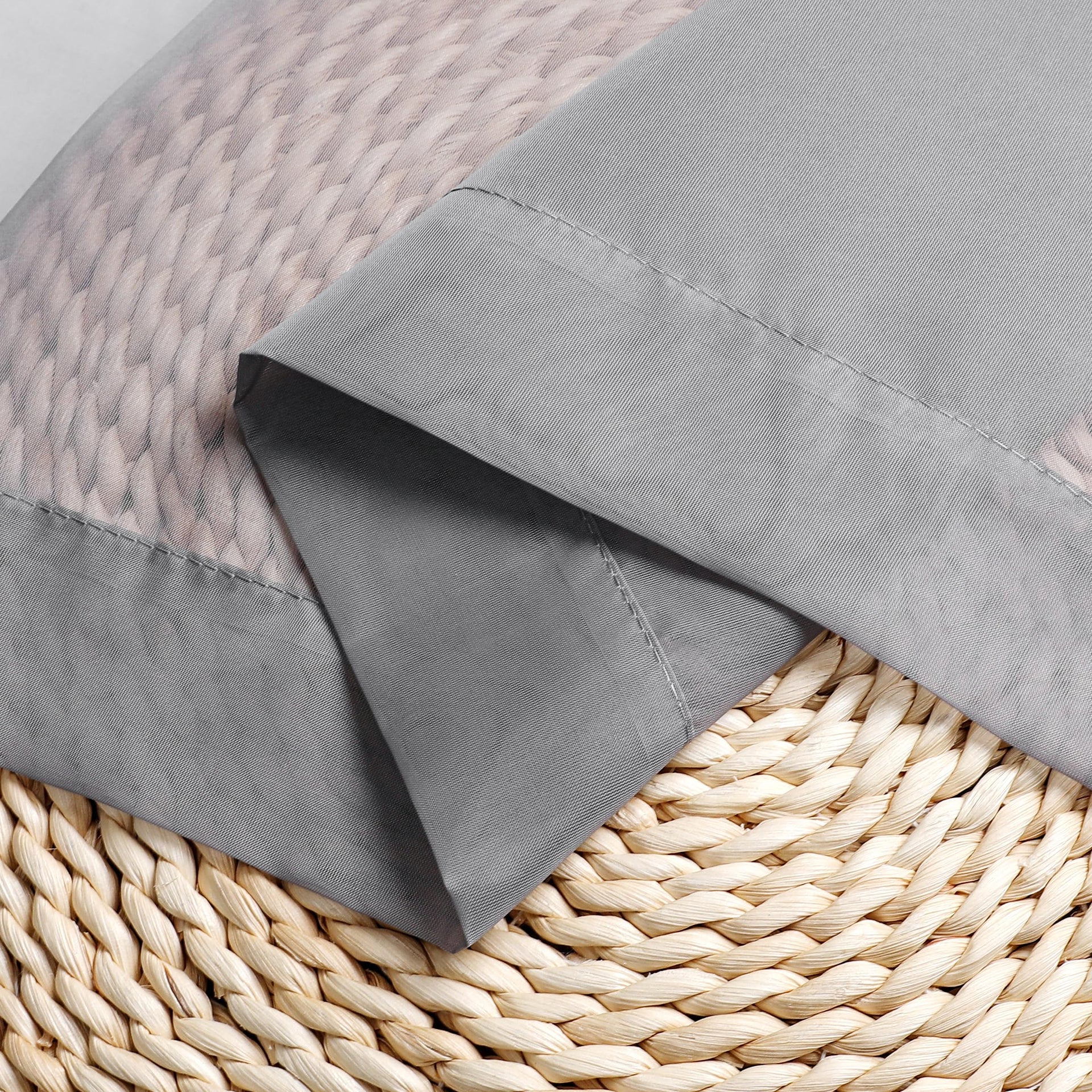 Charcoal Grey Sheer Valances for Windows (2 Count)