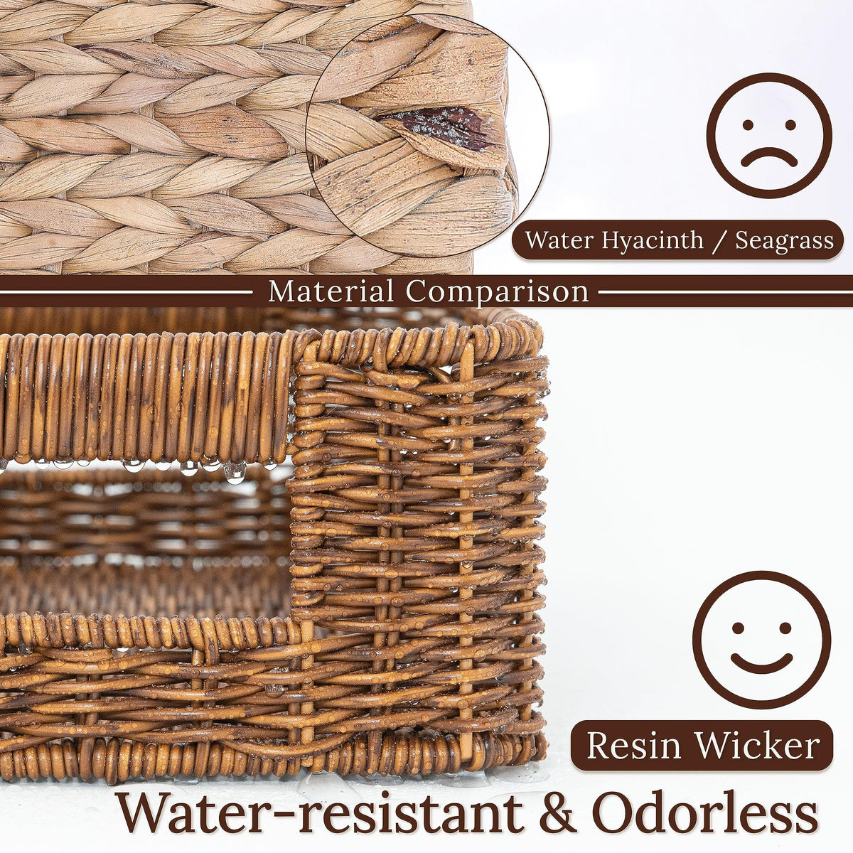 Baskets for Storage (3 Count)
