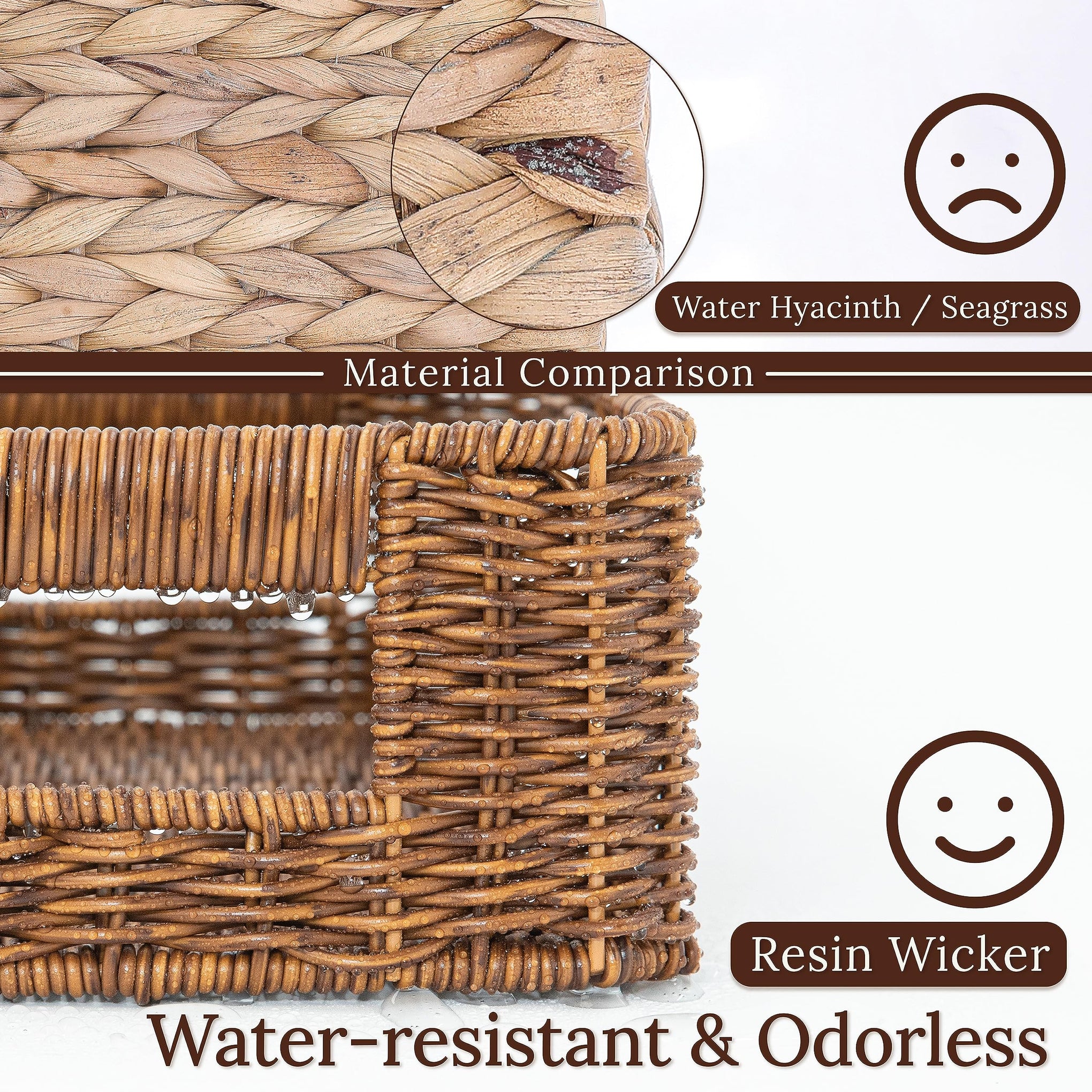 Baskets for Storage (3 Count)