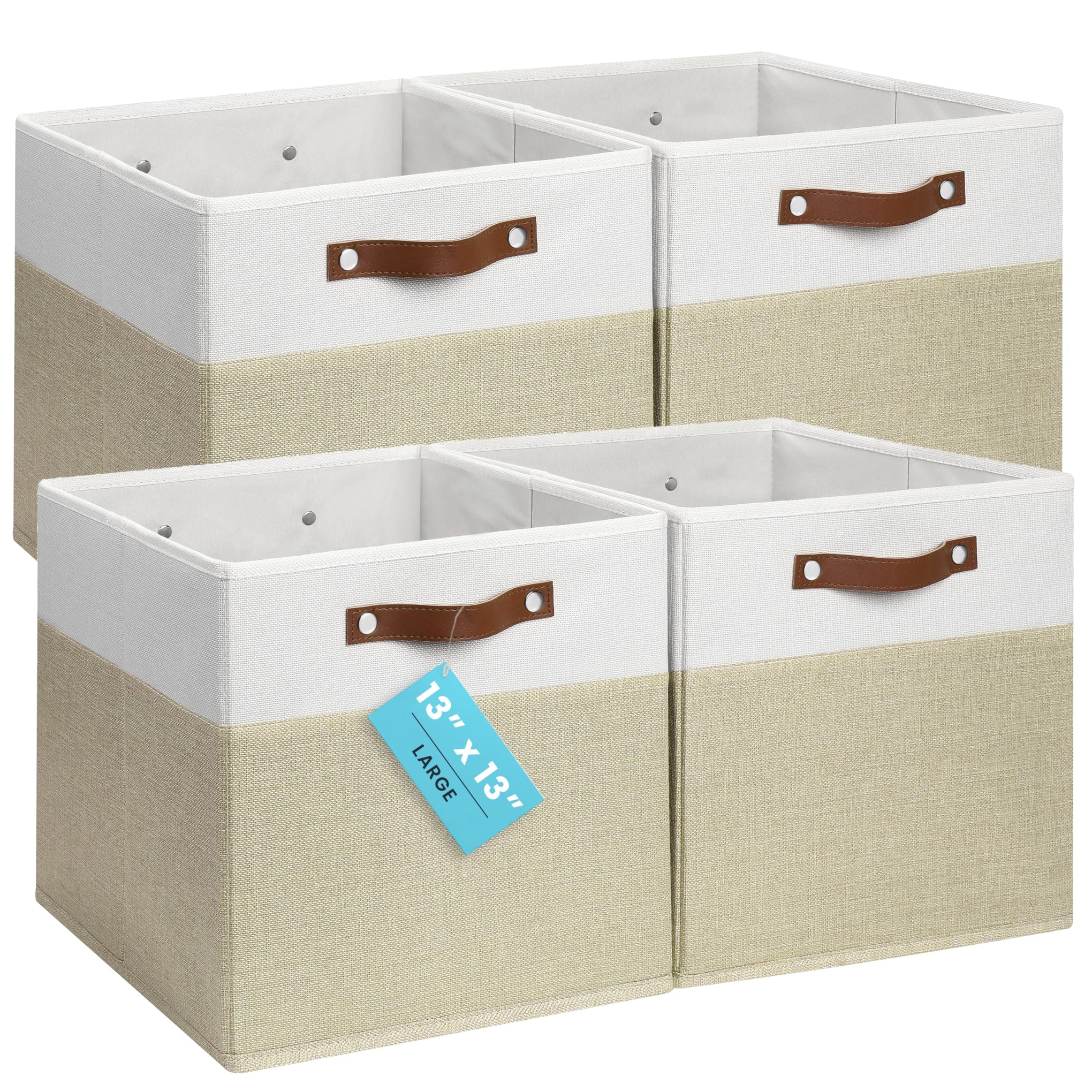 13x13 Cube Storage Bins (4 Count)