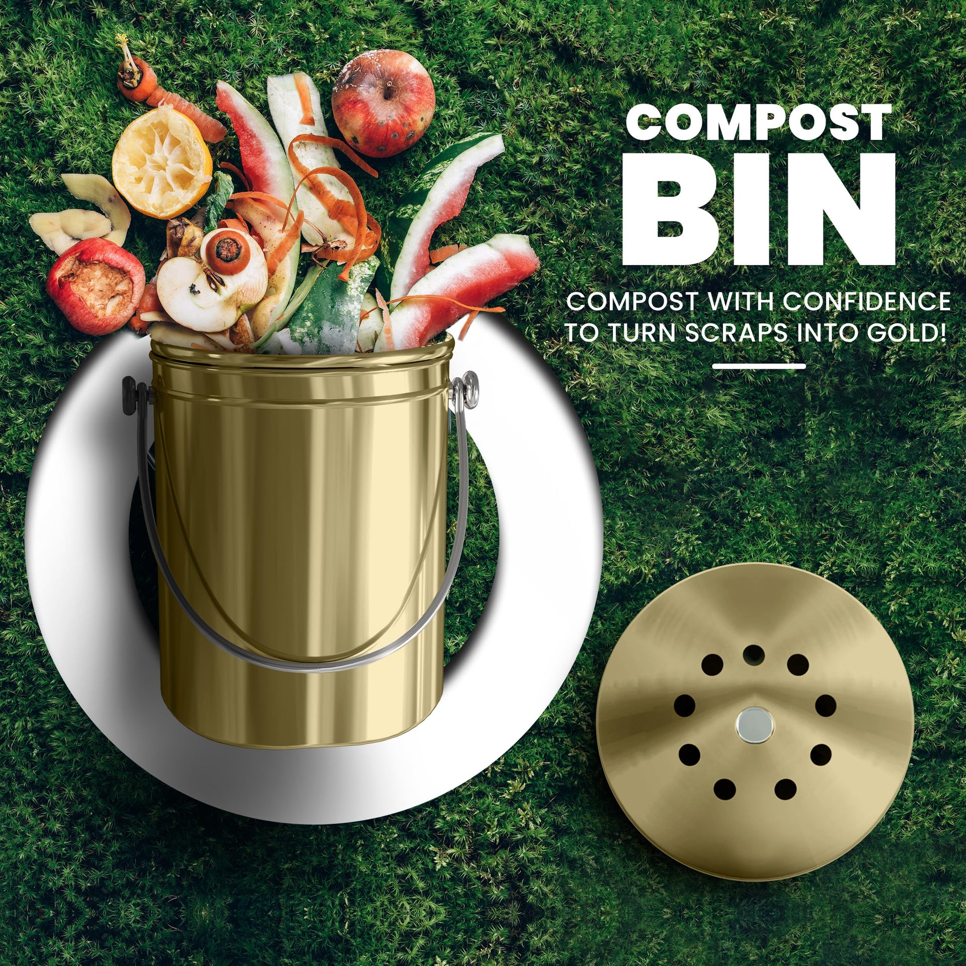 Countertop Compost Bin 1.3 Gallon