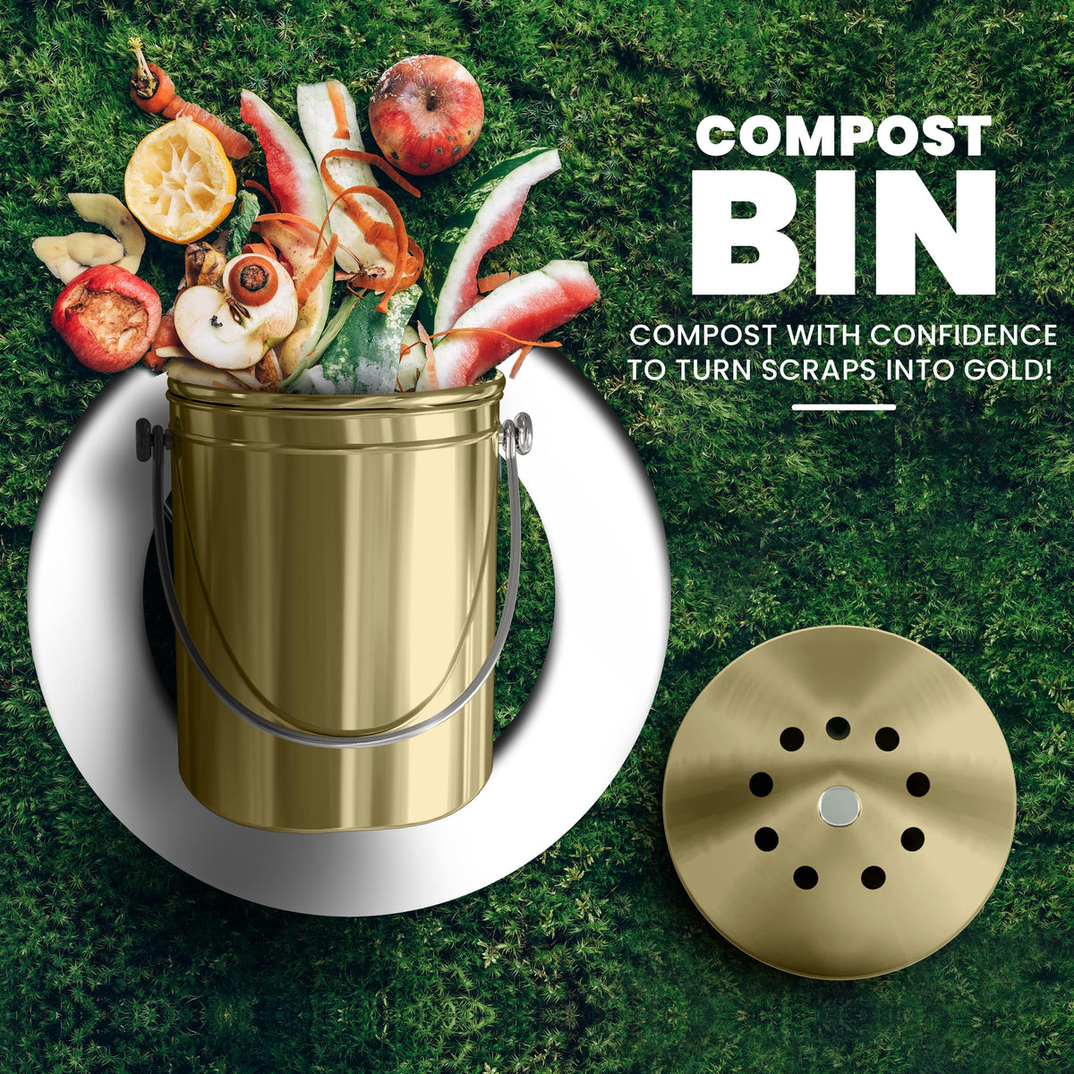 Countertop Compost Bin 1.3 Gallon