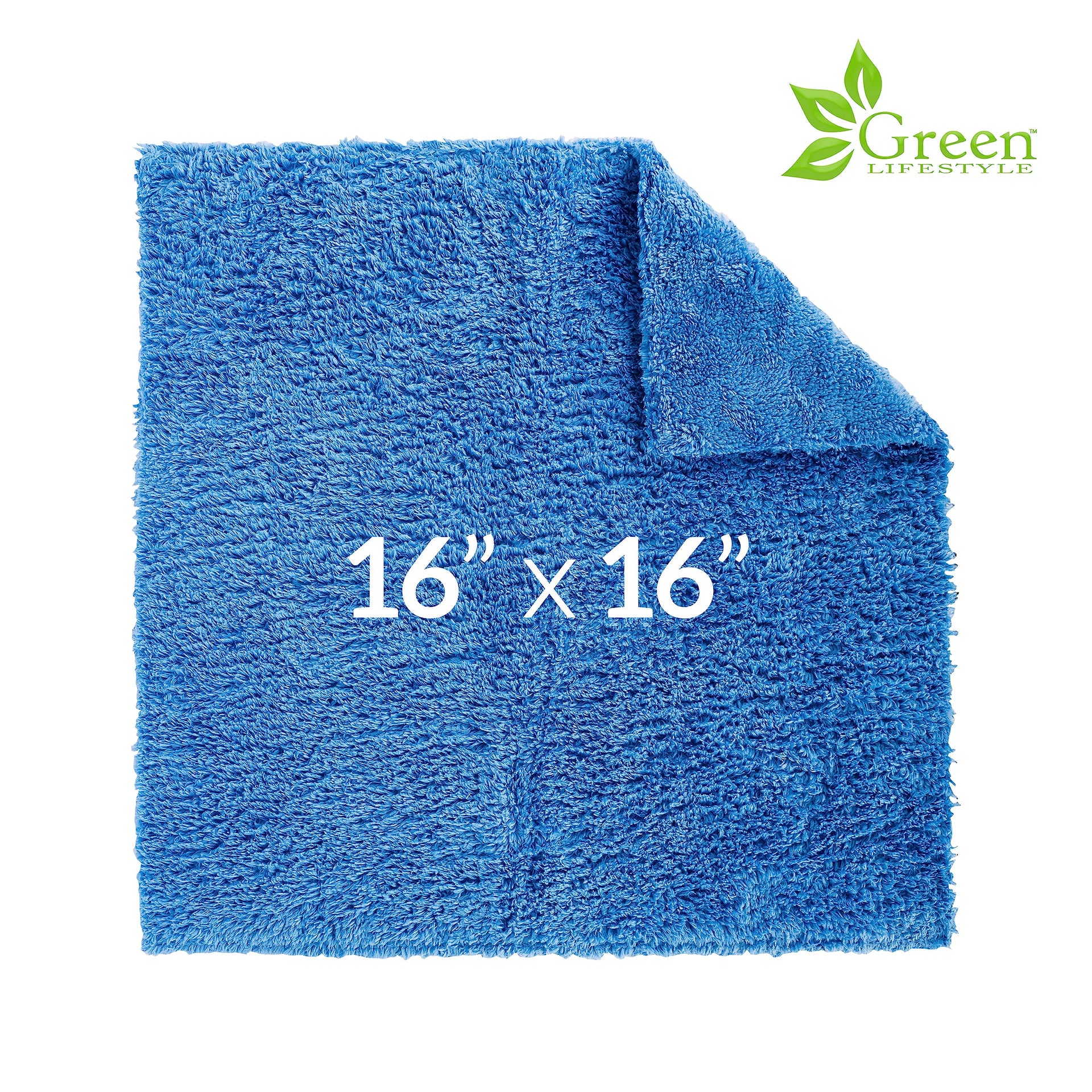 Chamois Cloth Microfiber Cleaning Cloth 6 Pack (6 Count)