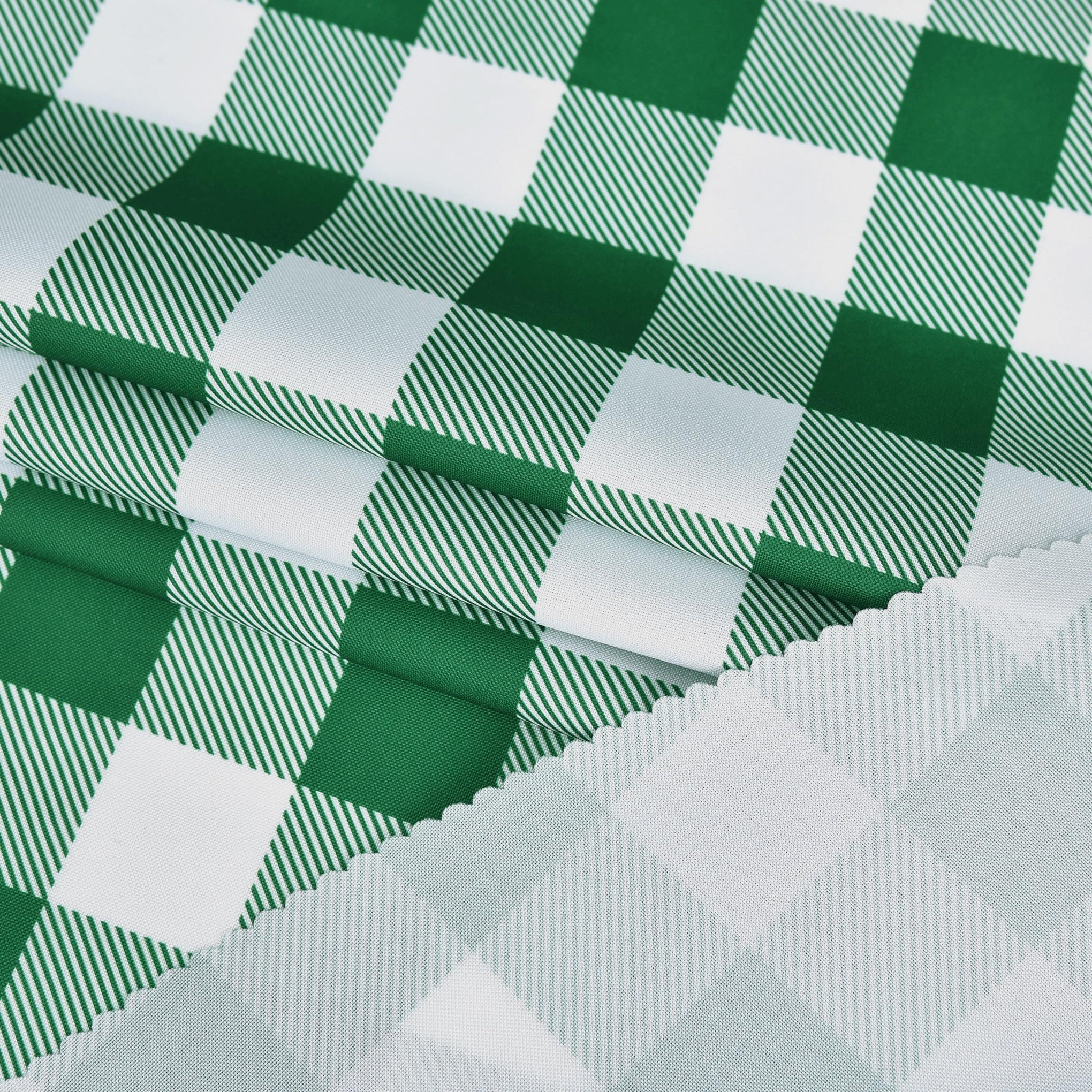 Waterproof Plaid Tablecloth Fabric