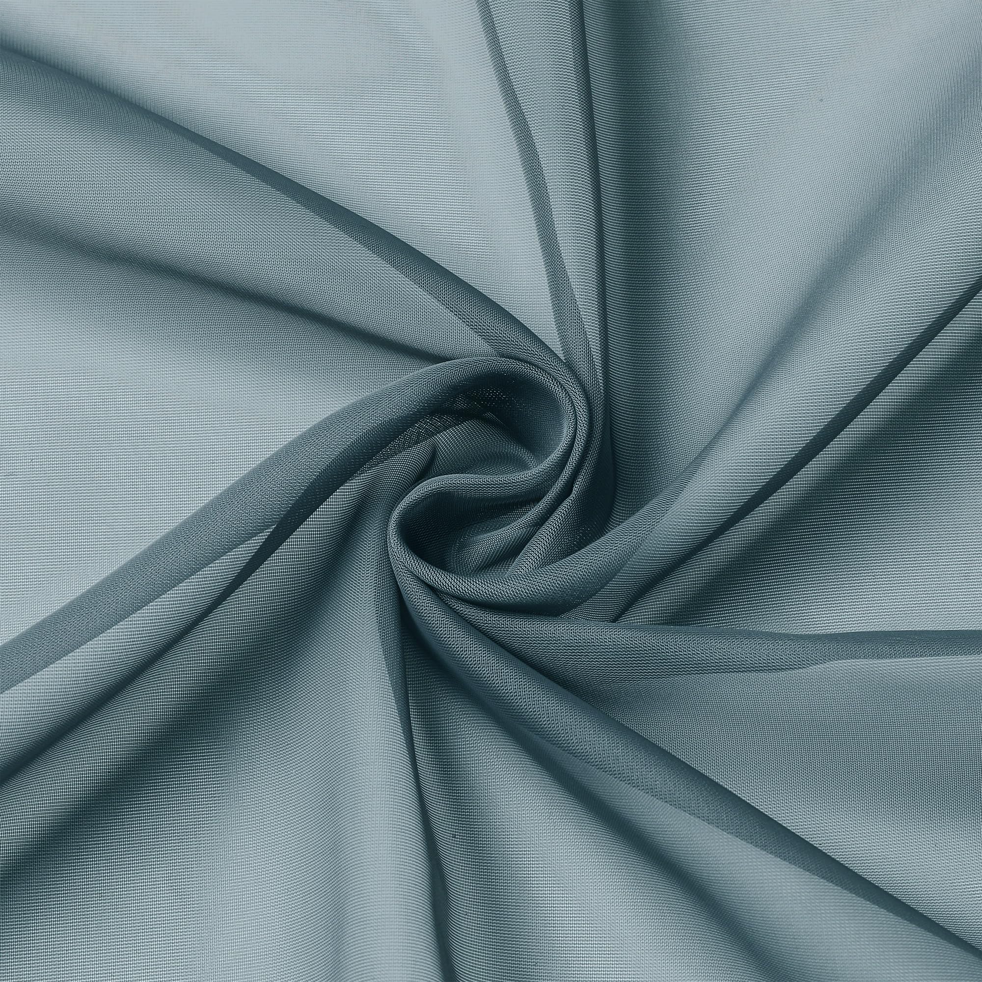 Stone Blue Sheer Curtains 78 Inches Long 2 Panels Set for Living Room (2 Count)