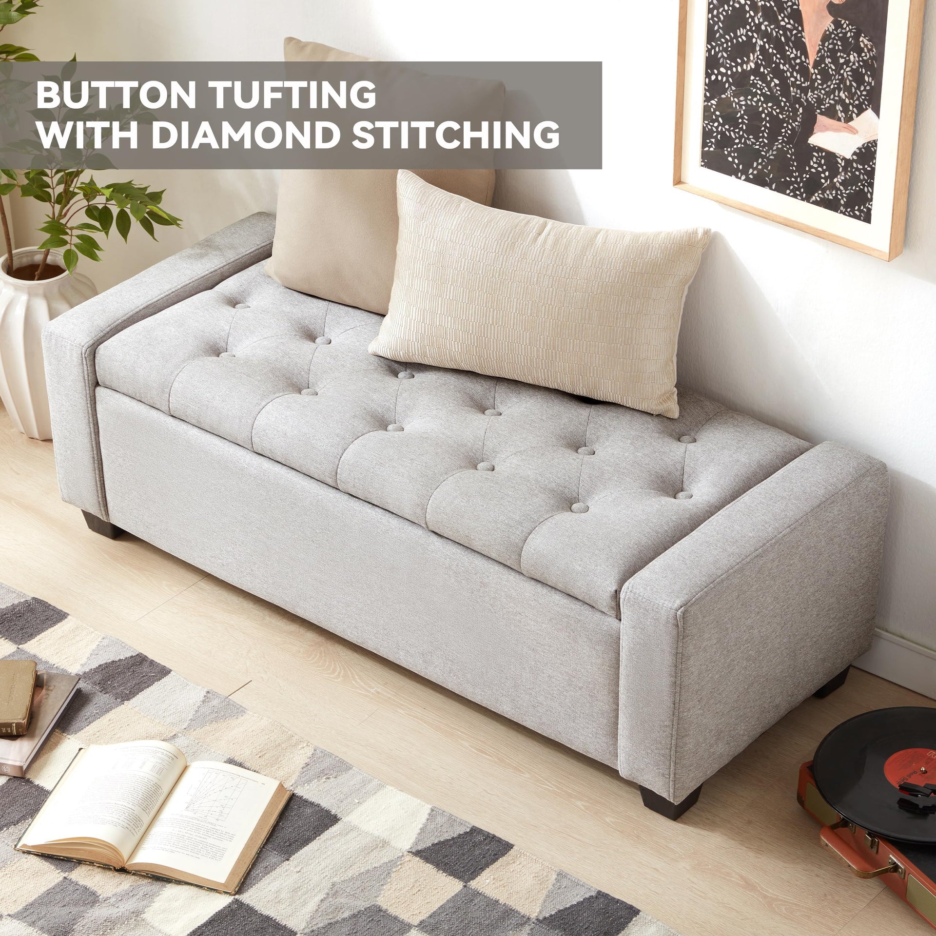 48" Ottoman with Storage