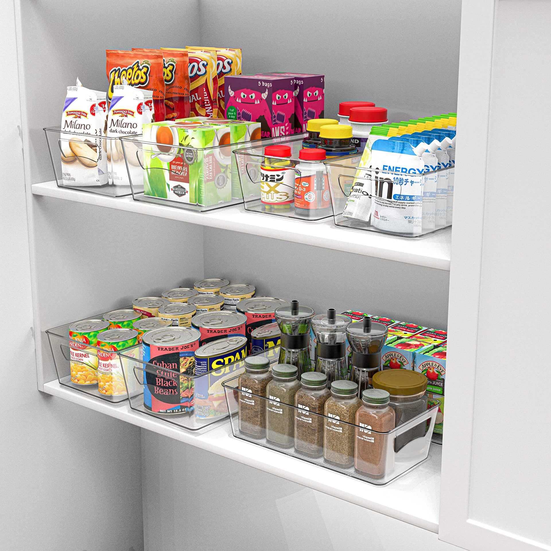Pantry Bins Storage Organizer (8 Count)
