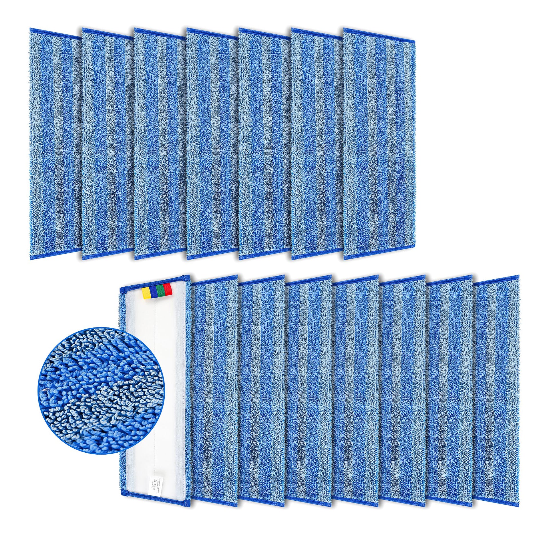 15 Pack Replacement Microfiber Mop Pad (12 Count) - ModHome Supplies