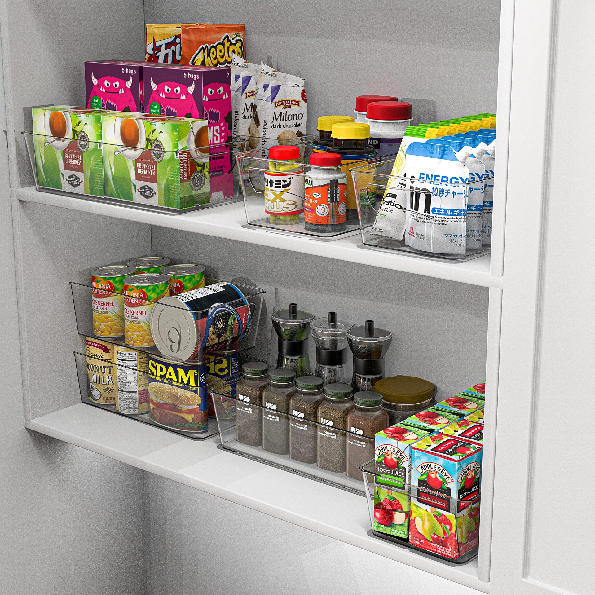 Clear Fridge Organizer Bin Storage