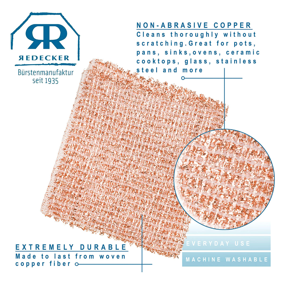 Copper Cleaning Cloth (2 Count)