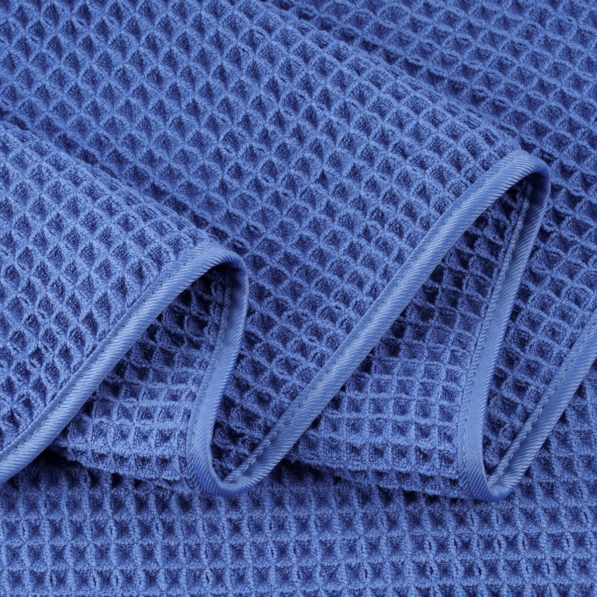 430 GSM Poly Blend Microfiber Quick Dry Waffle Bath Towel (4 Count)