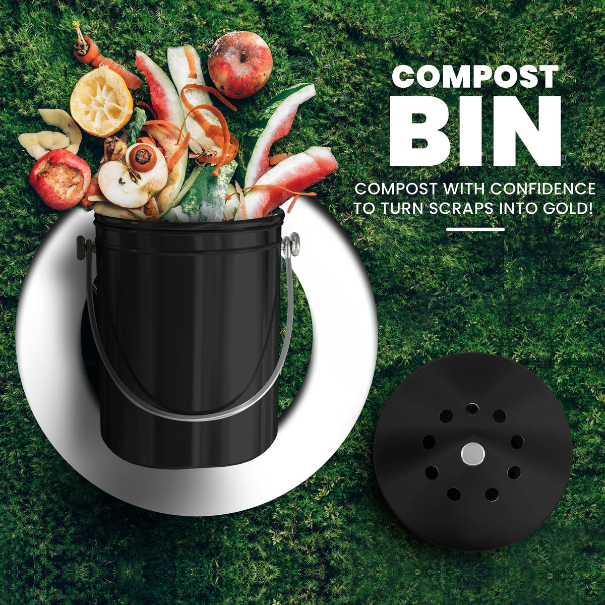 Countertop Compost Bin 1.3 Gallon