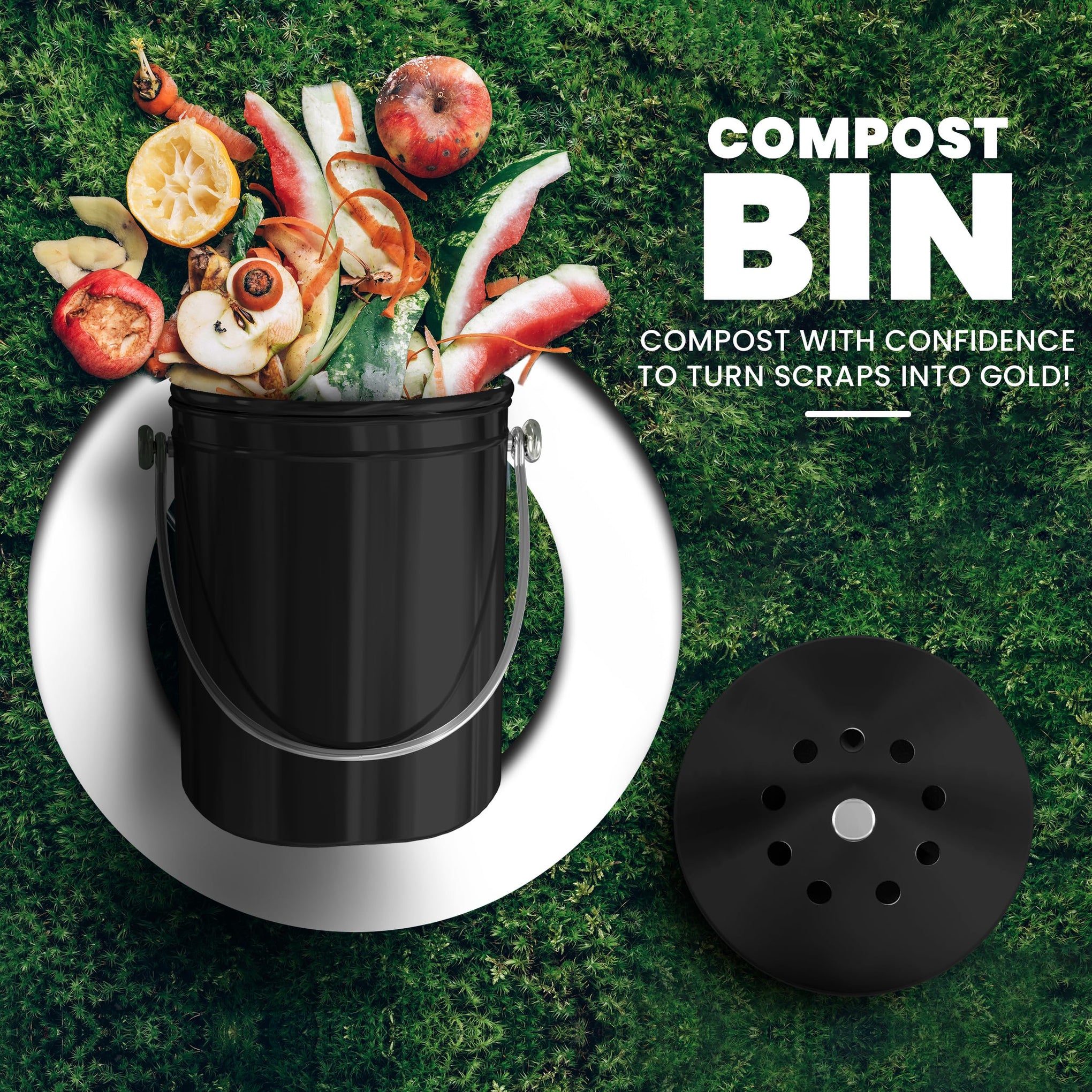 Countertop Compost Bin 1.3 Gallon