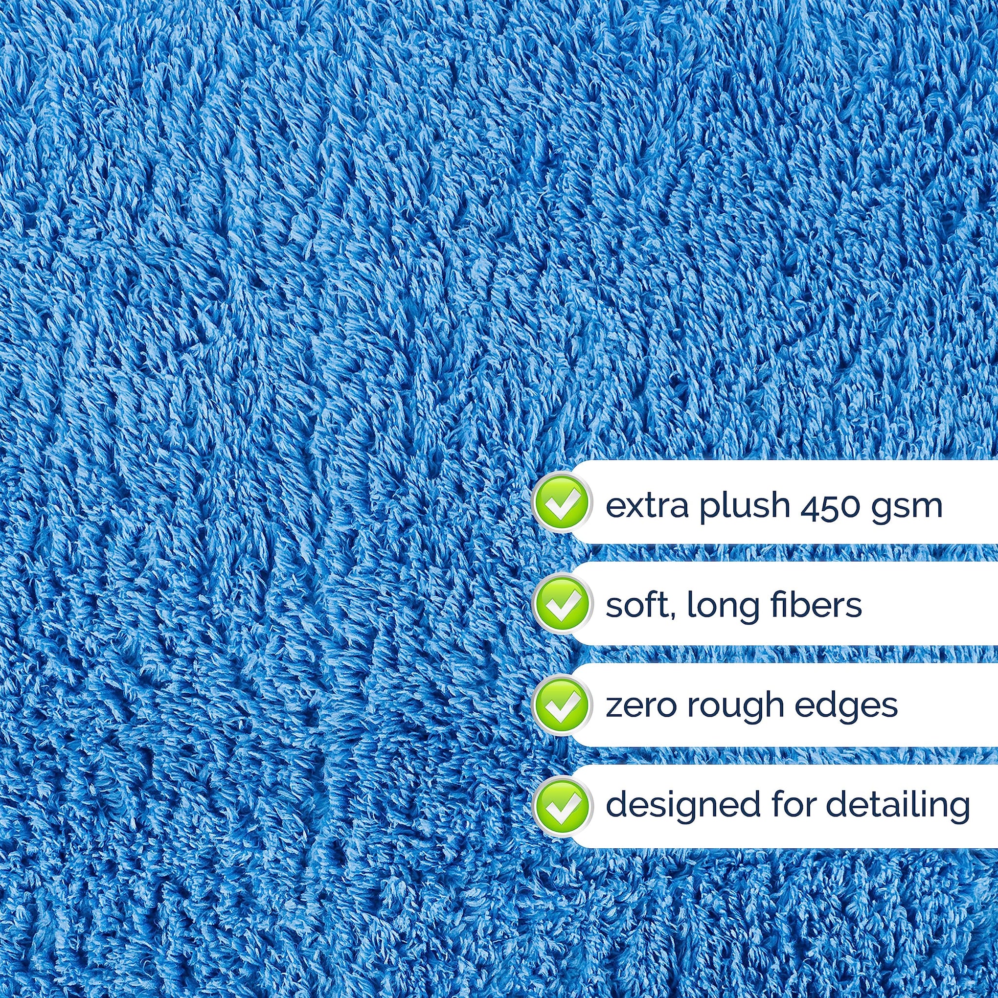 Chamois Cloth Microfiber Cleaning Cloth 6 Pack (6 Count)