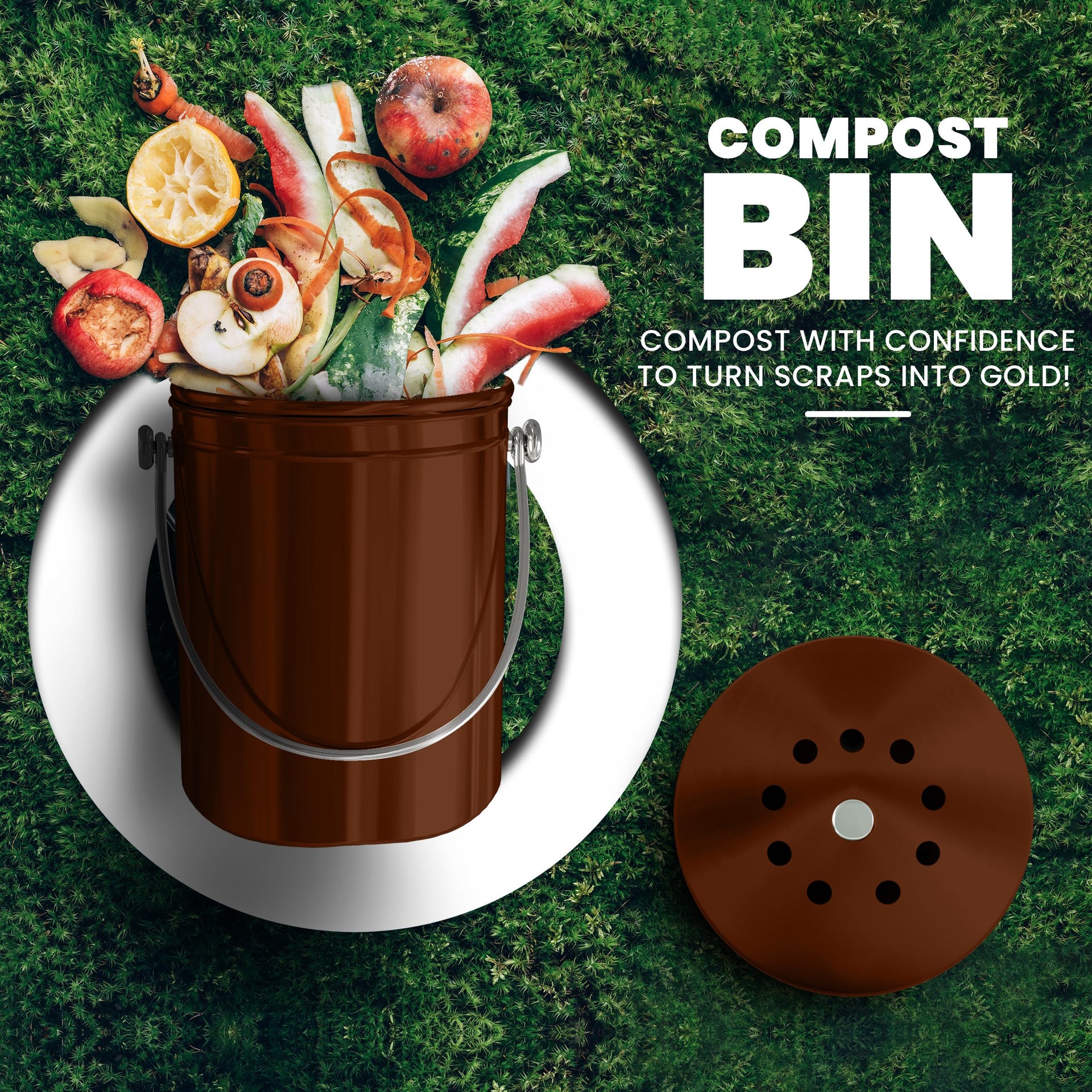 Countertop Compost Bin 1.3 Gallon